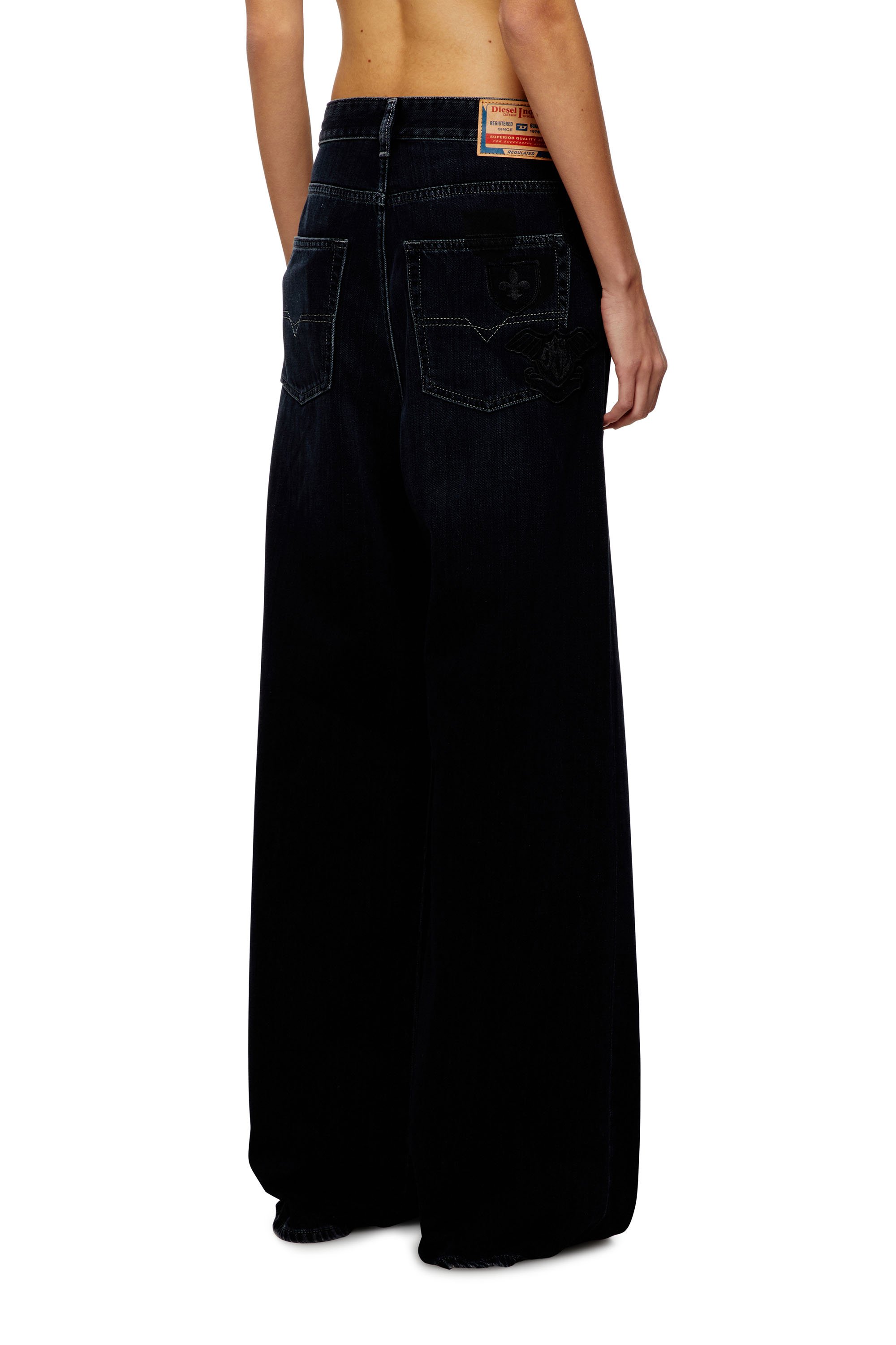 Diesel - Female's Relaxed Jeans 1996 D-Sire 09Q19, ダークブルー - 4