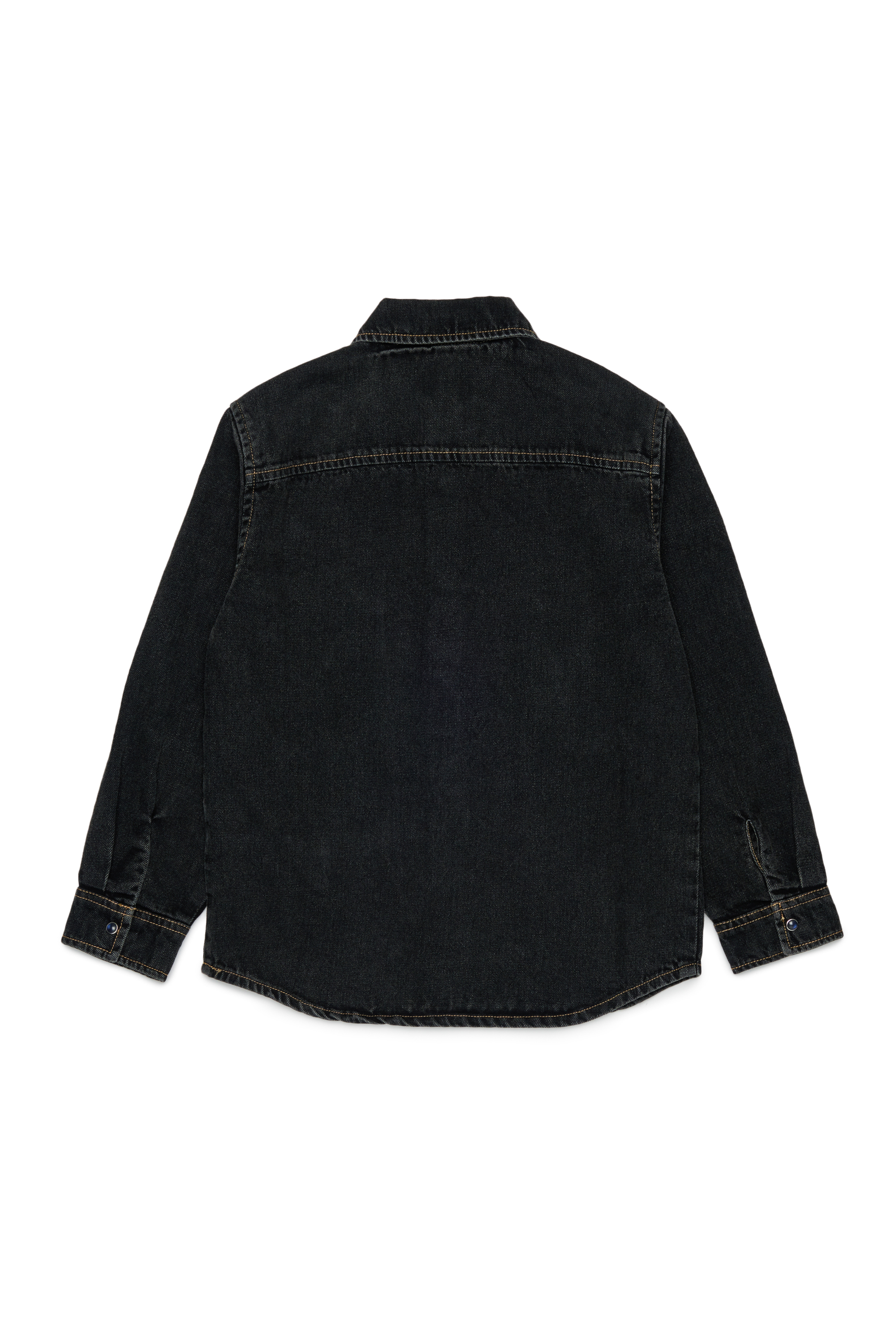 Diesel - CSIMPLY-OVER, Male's シャツ in ブラック/ダークグレー - 2