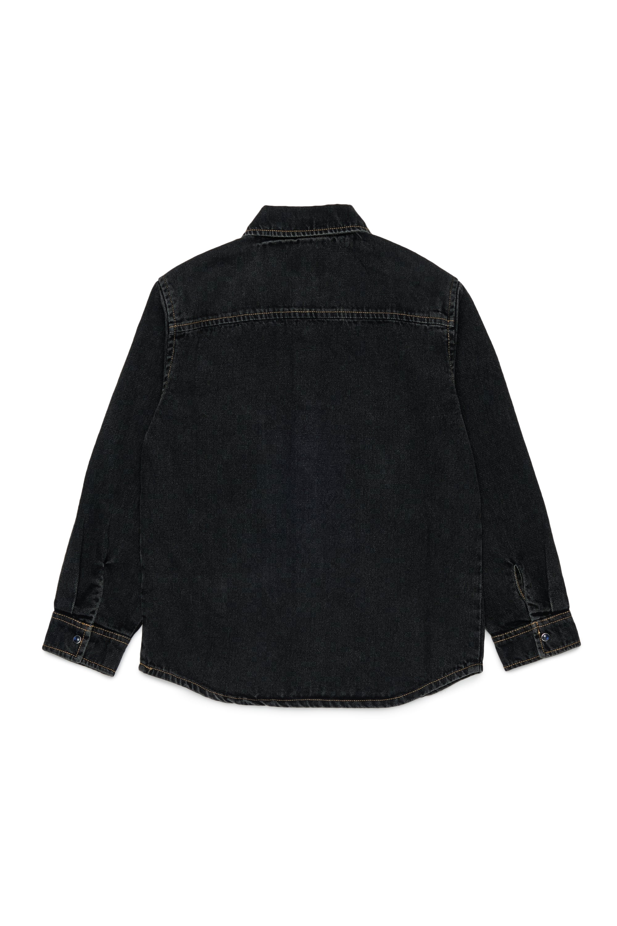 Diesel - CSIMPLY-OVER, Male's シャツ in ブラック/ダークグレー - 2
