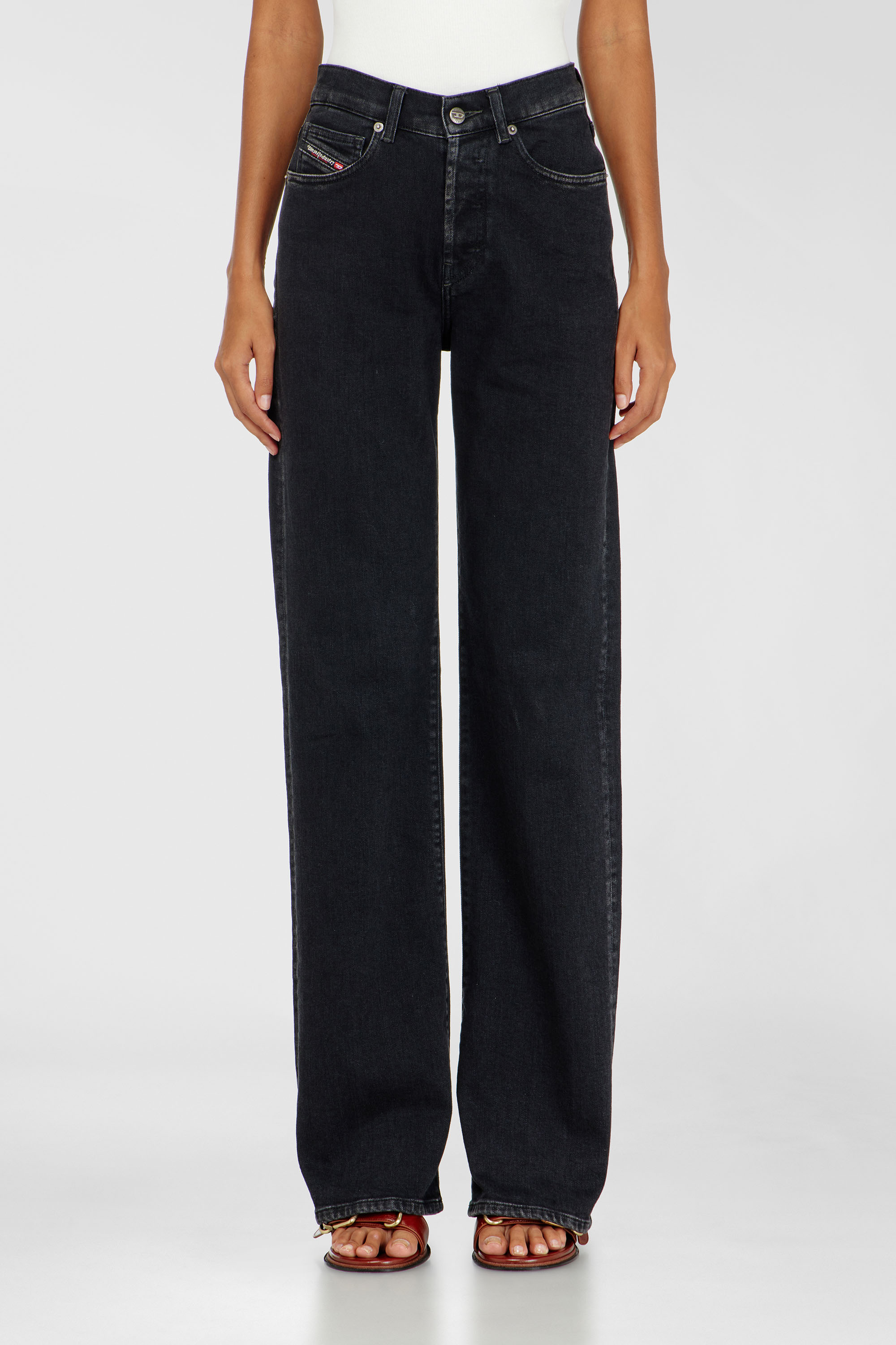 Diesel - Female's Regular Jeans 1971 D-Sent 09N89, ブラック/ダークグレー - 4