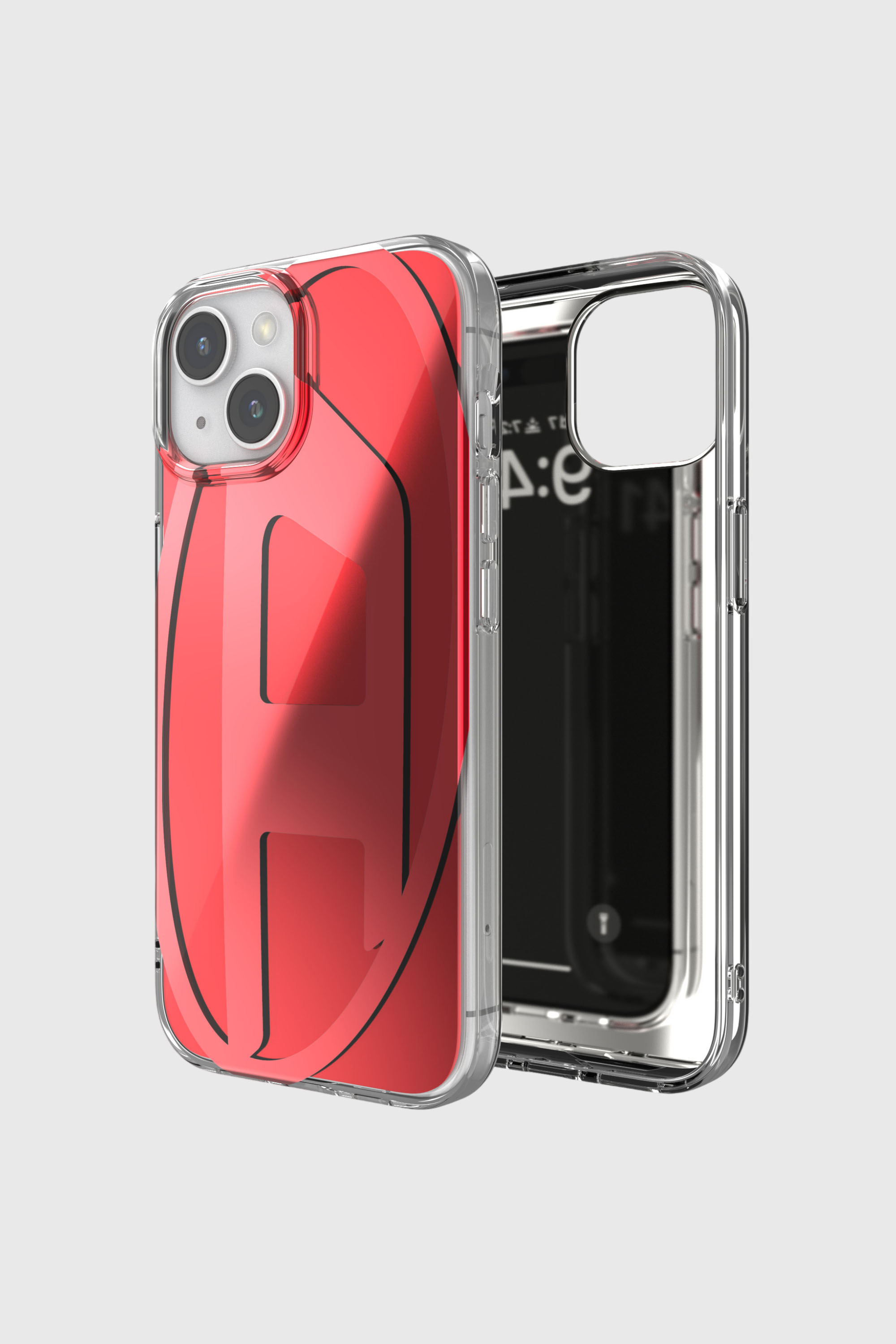 Diesel - 60043 AOP CASE, Unisex's iPhone 15 in レッド - 1