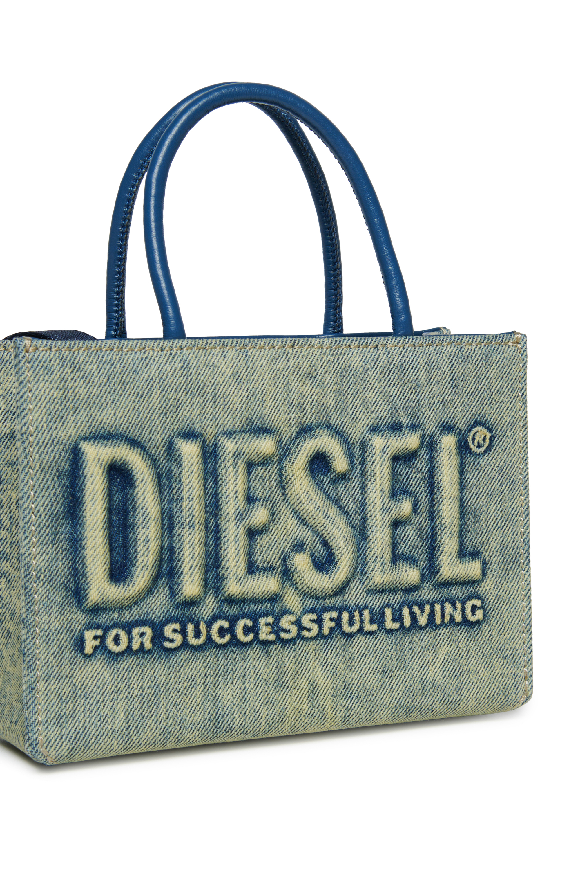 Diesel - DSL 3D MINI BAG, Female's ショッパーバッグ in ブルー - 4