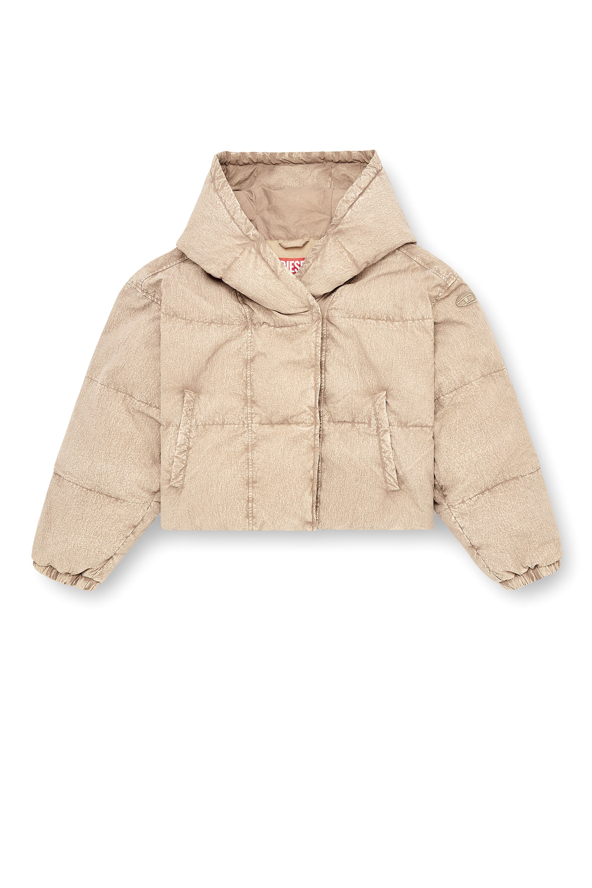 Diesel - W-ILLEY-S2, Female's パファージャケット in ベージュ - 3