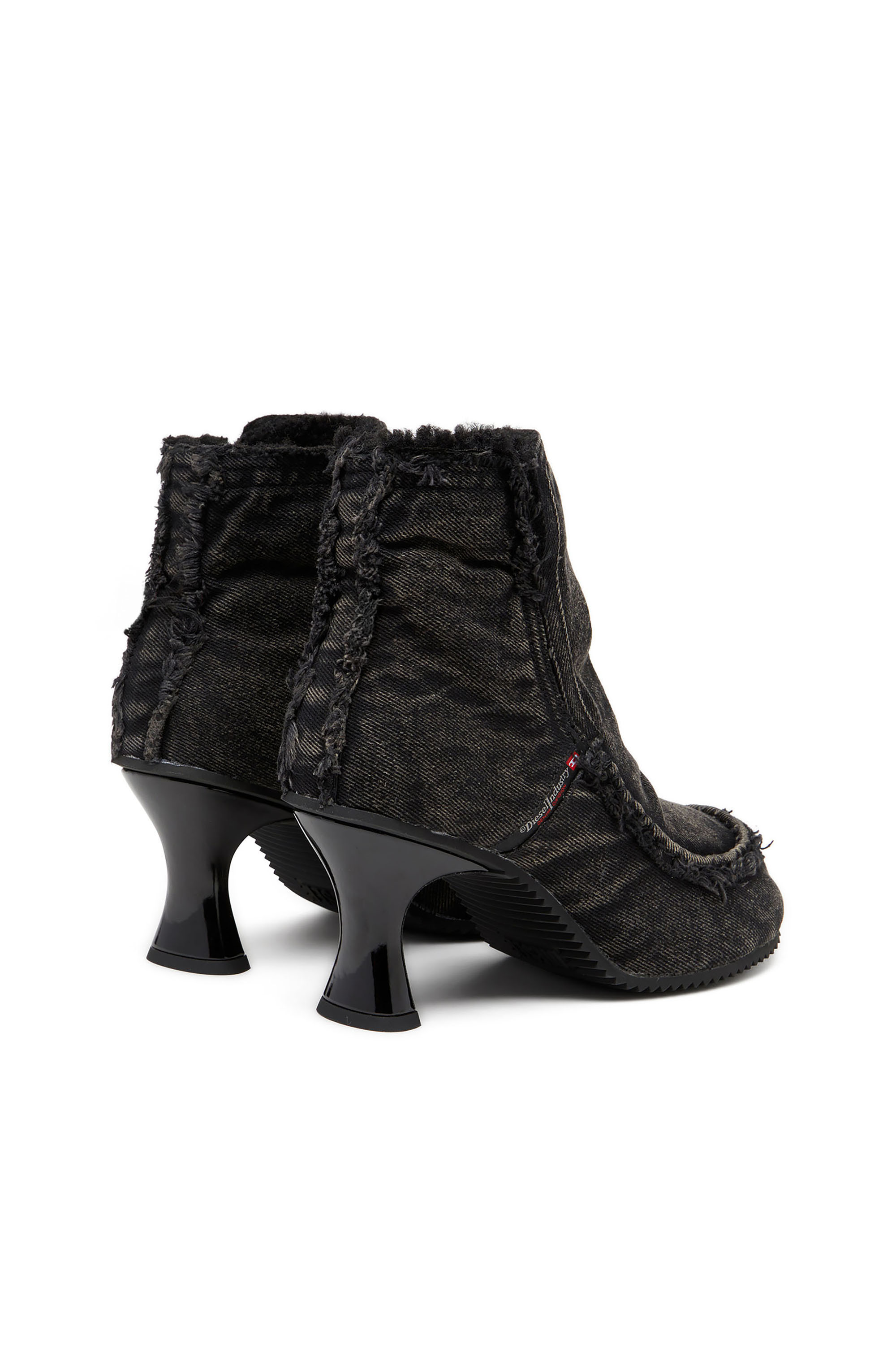 Diesel - D-WOODSTOCK HEEL AB, Female's アンクルブーツ in ブラック - 3