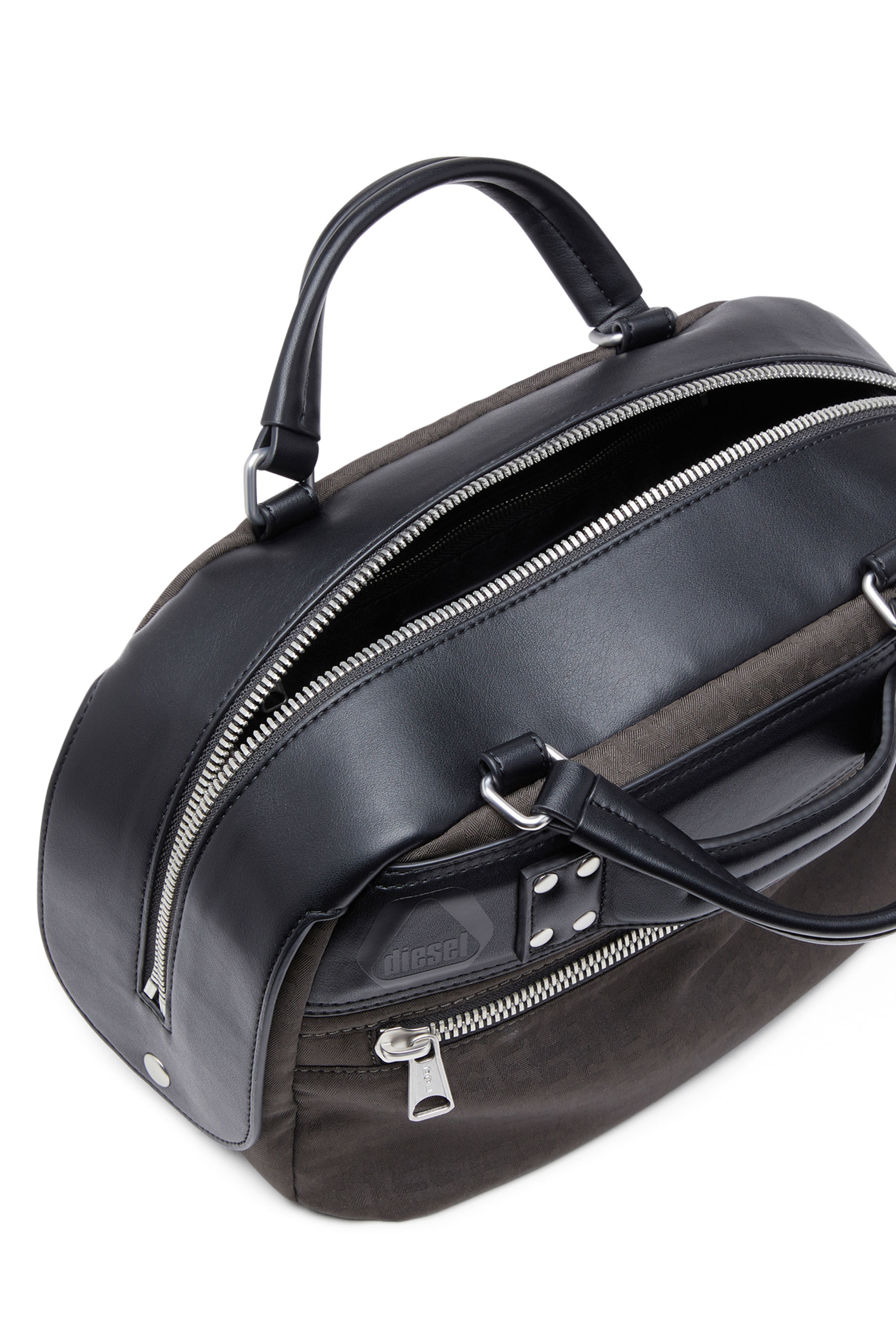 Diesel - NYLON MONOGRAM TOP HANDLE X, ブラック - Image 4