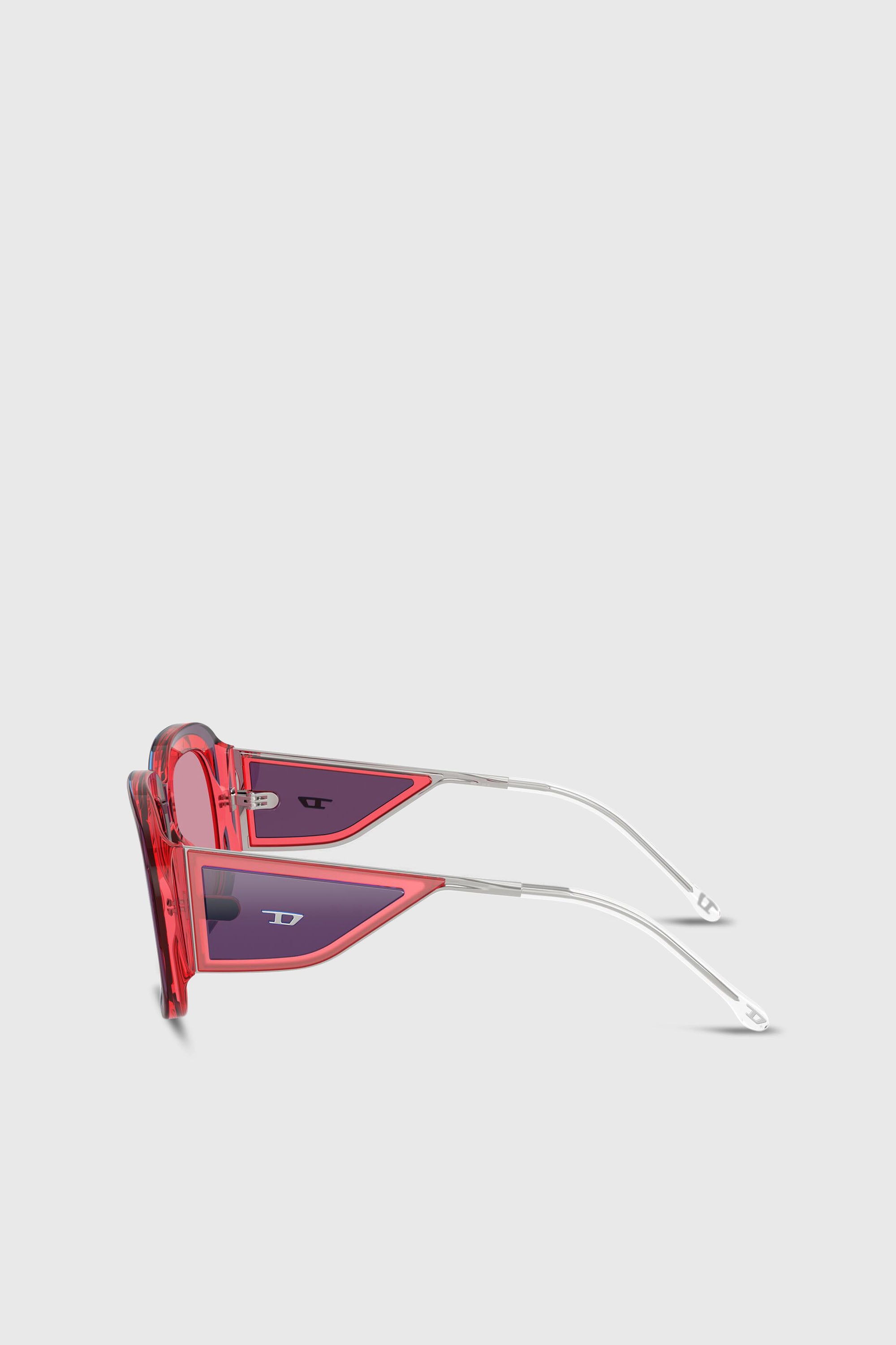 Diesel - 0DL2015U, Unisex's Square sunglasses in ピンク / ホワイト - 1