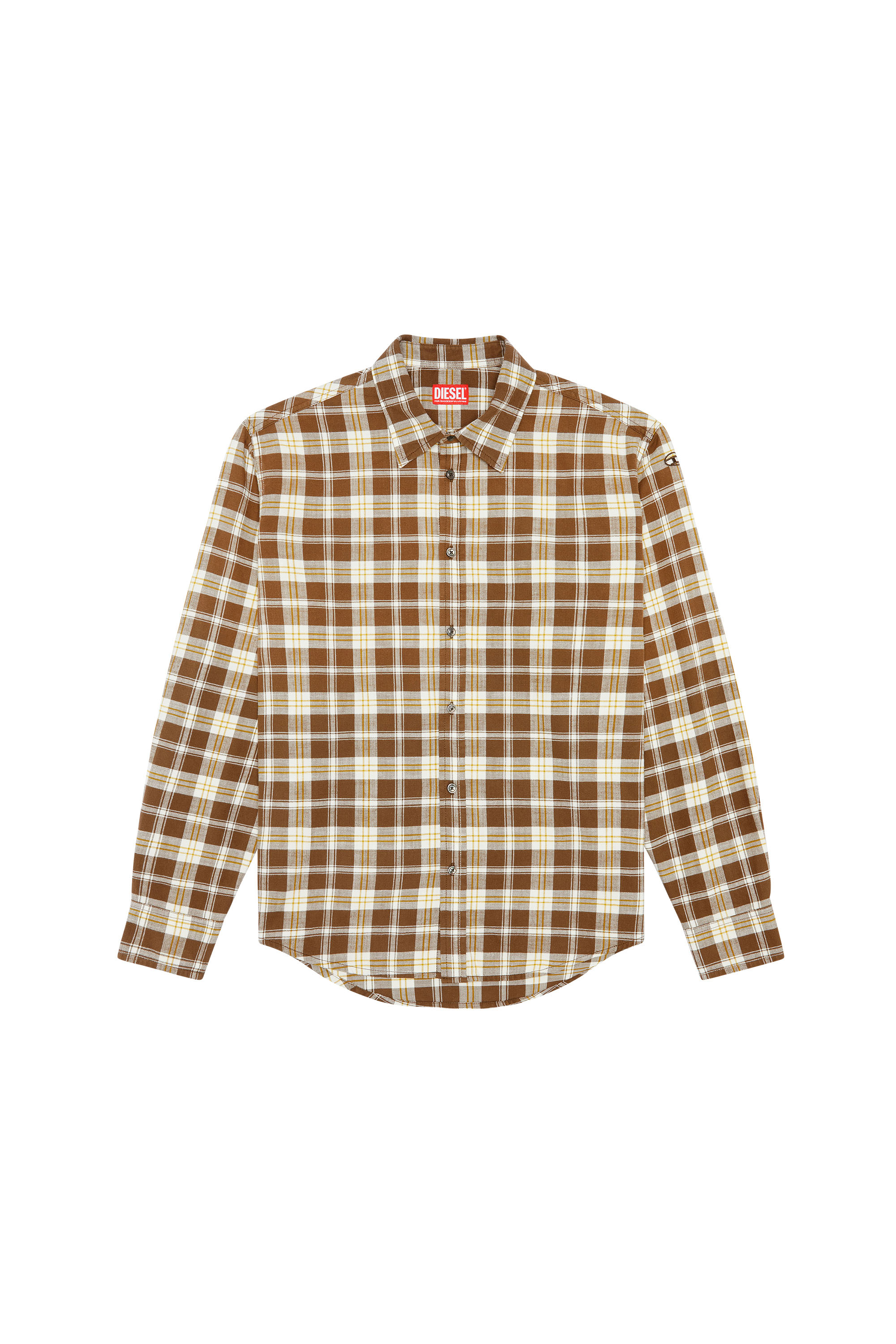 Diesel - S-UMBE-CHECK-NW, ブラウン/ベージュ - Image 5