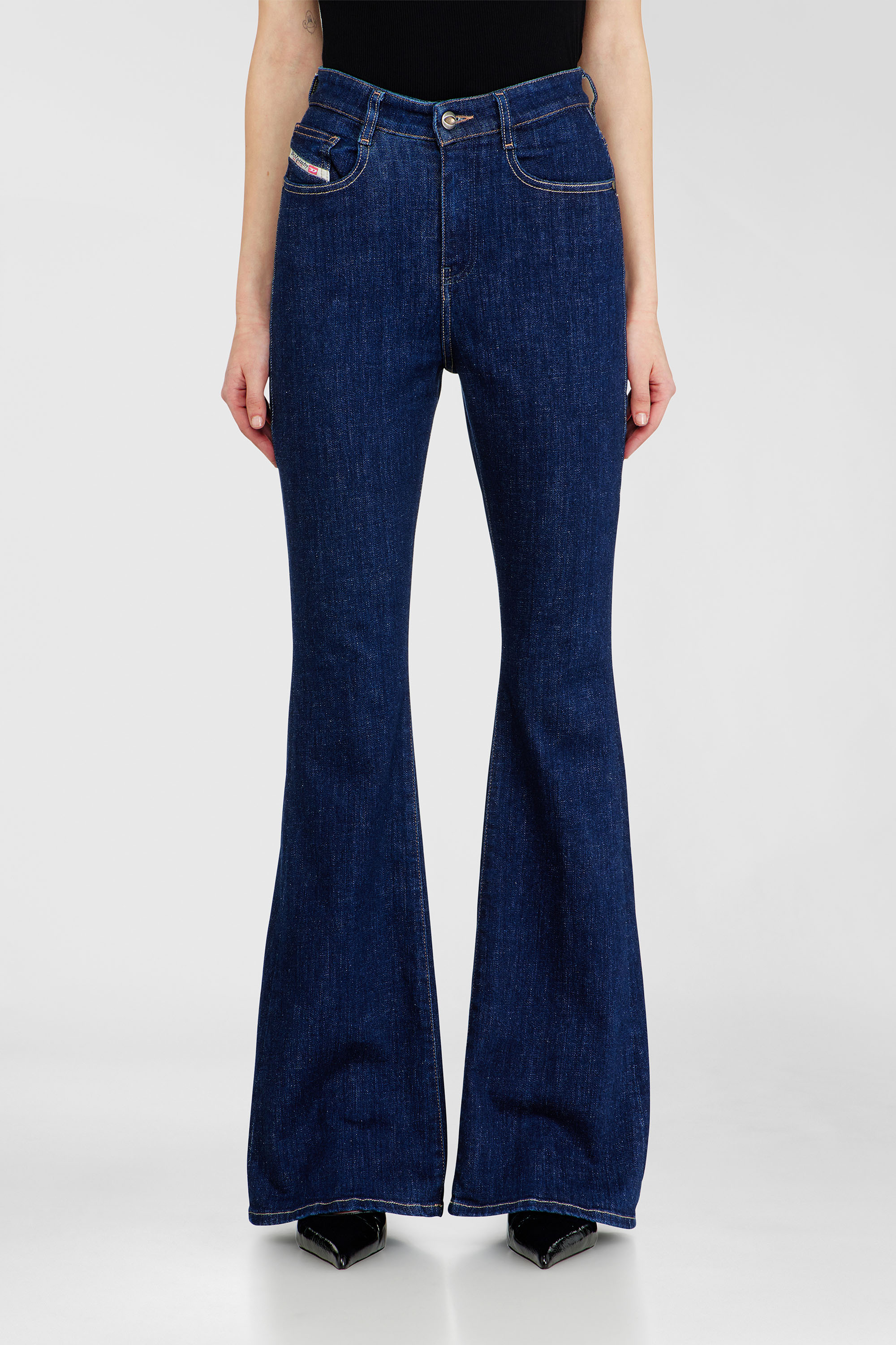 Diesel - Female's Bootcut Jeans 1973 D-Partt 09Q03, ダークブルー - 4
