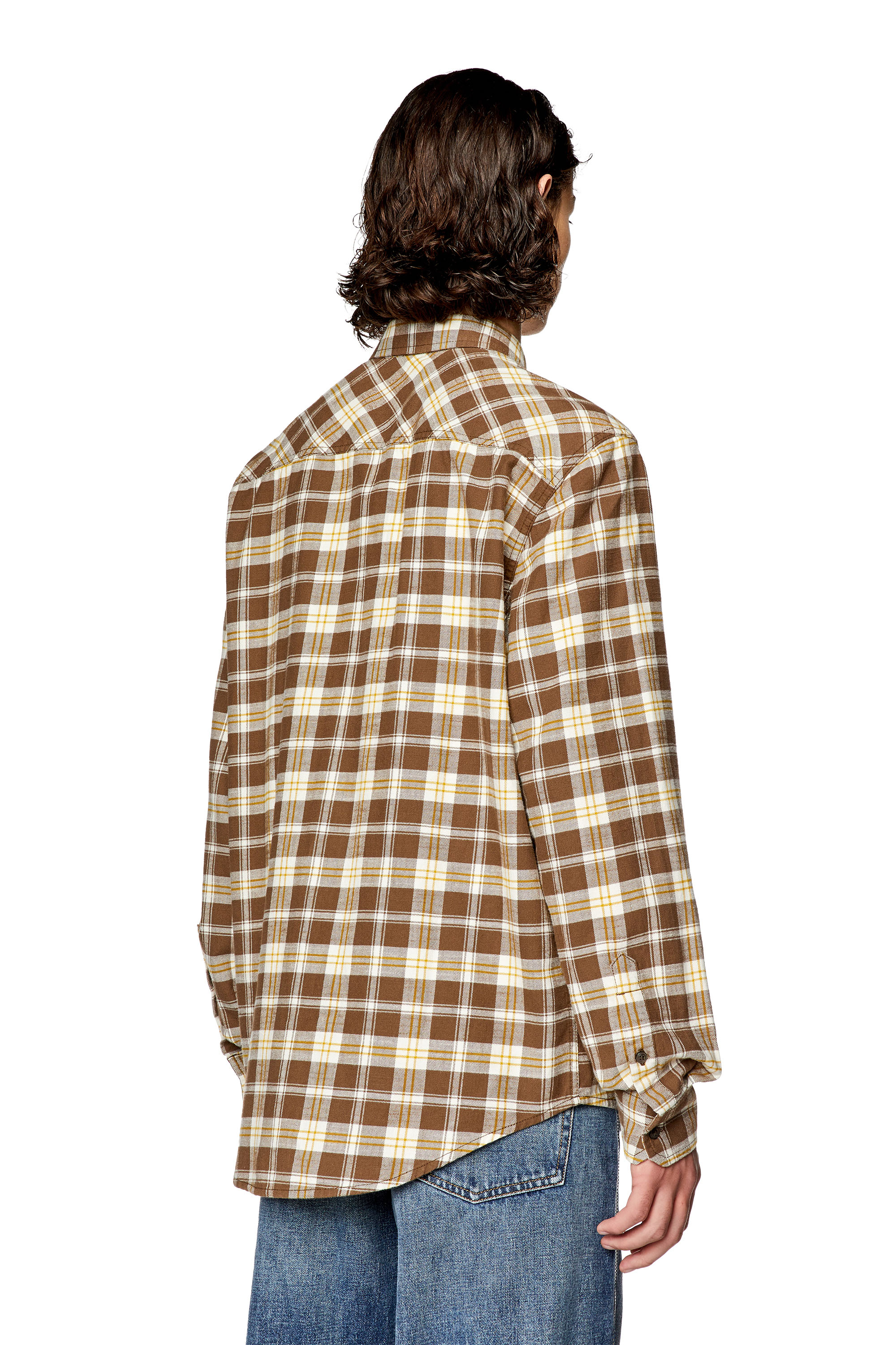 Diesel - S-UMBE-CHECK-NW, ブラウン/ベージュ - Image 2