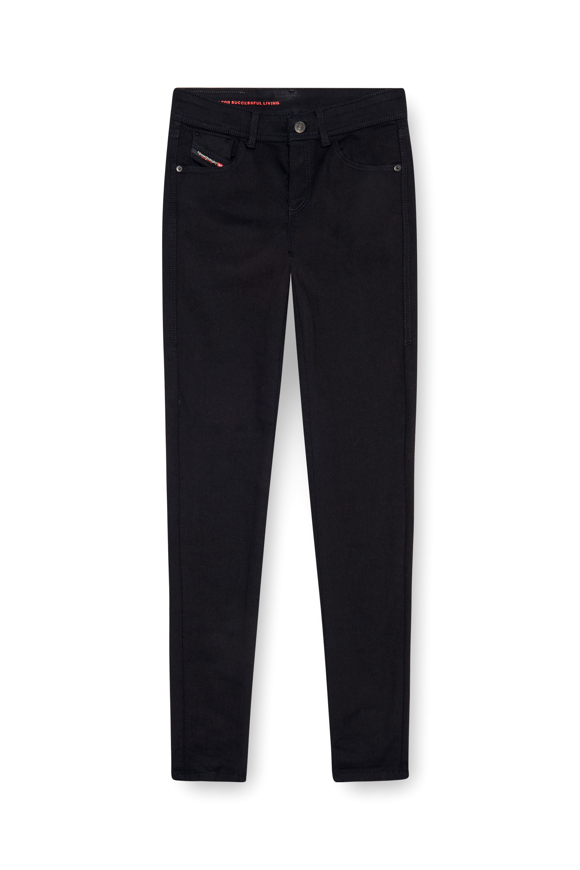 Diesel - Female's Skinny Jeans 2017 Slandy 069EF, ブラック/ダークグレー - 2