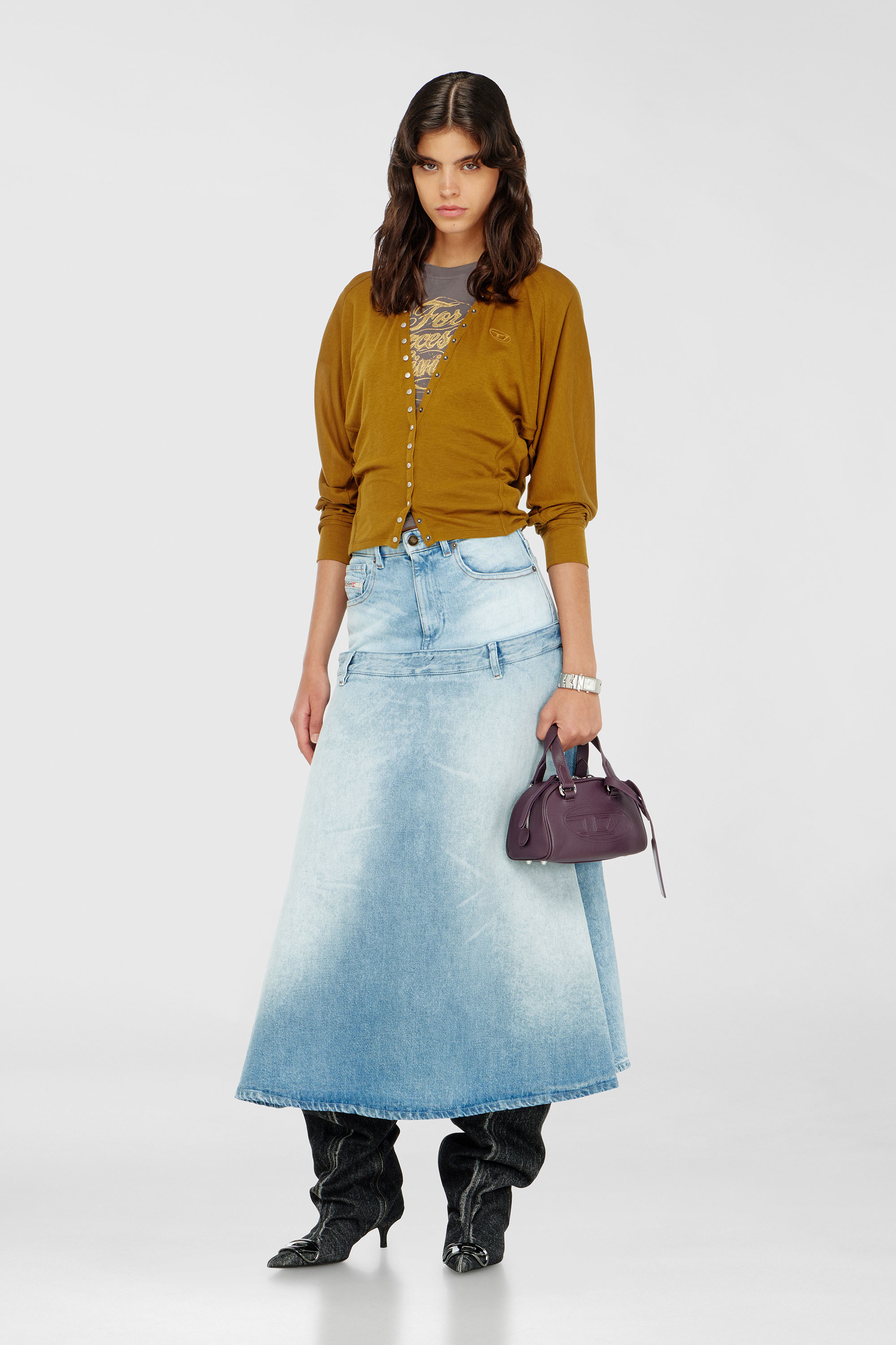 Diesel - T-ISERINA, Female's 長袖トップ in ブラウン - 2