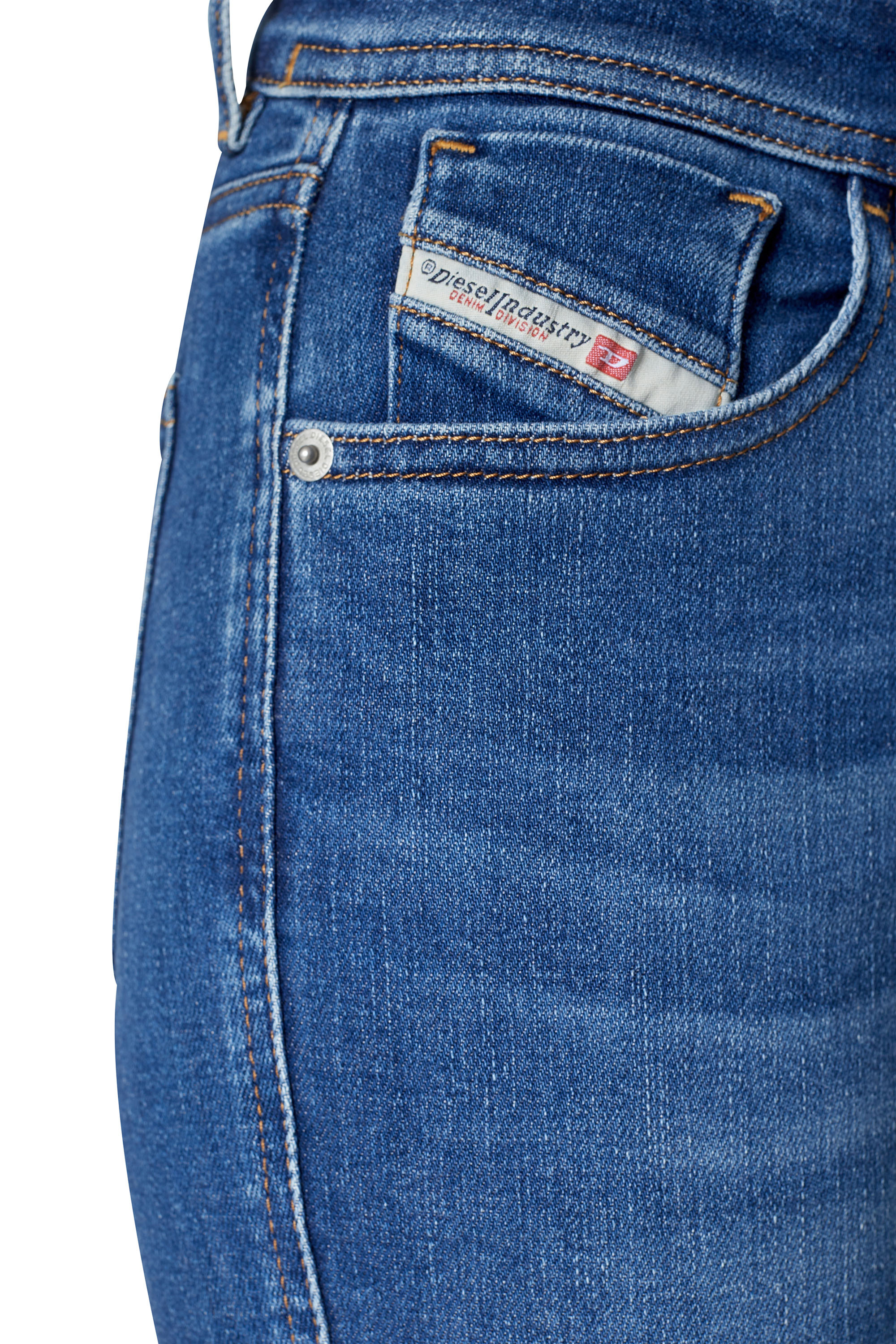 Diesel - Super skinny Jeans 2017 Slandy 09C21, ミディアムブルー - Image 3
