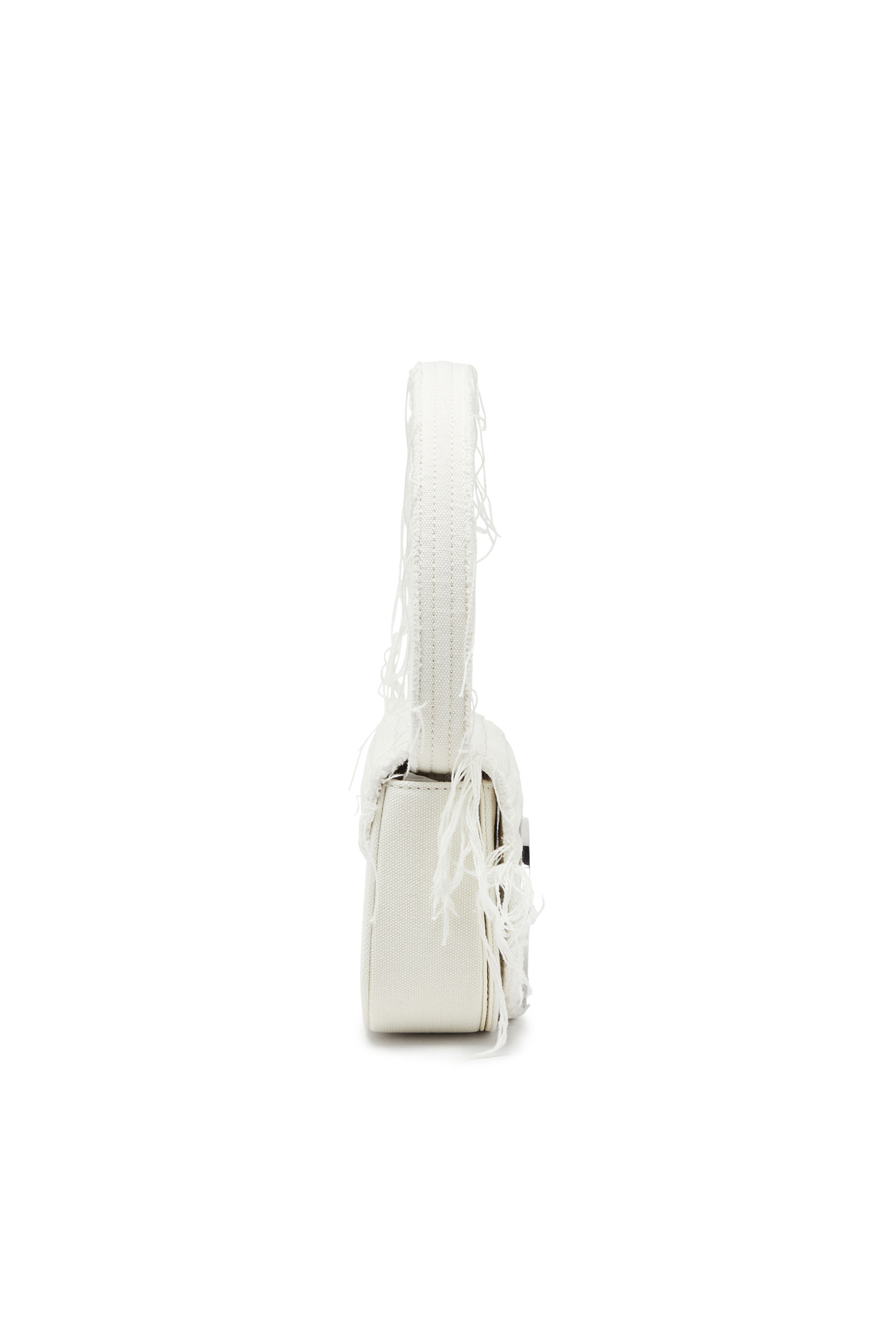 Diesel - 1DR, Female's 1DR-Iconic shoulder bag in canvas and leather in ホワイト - 3