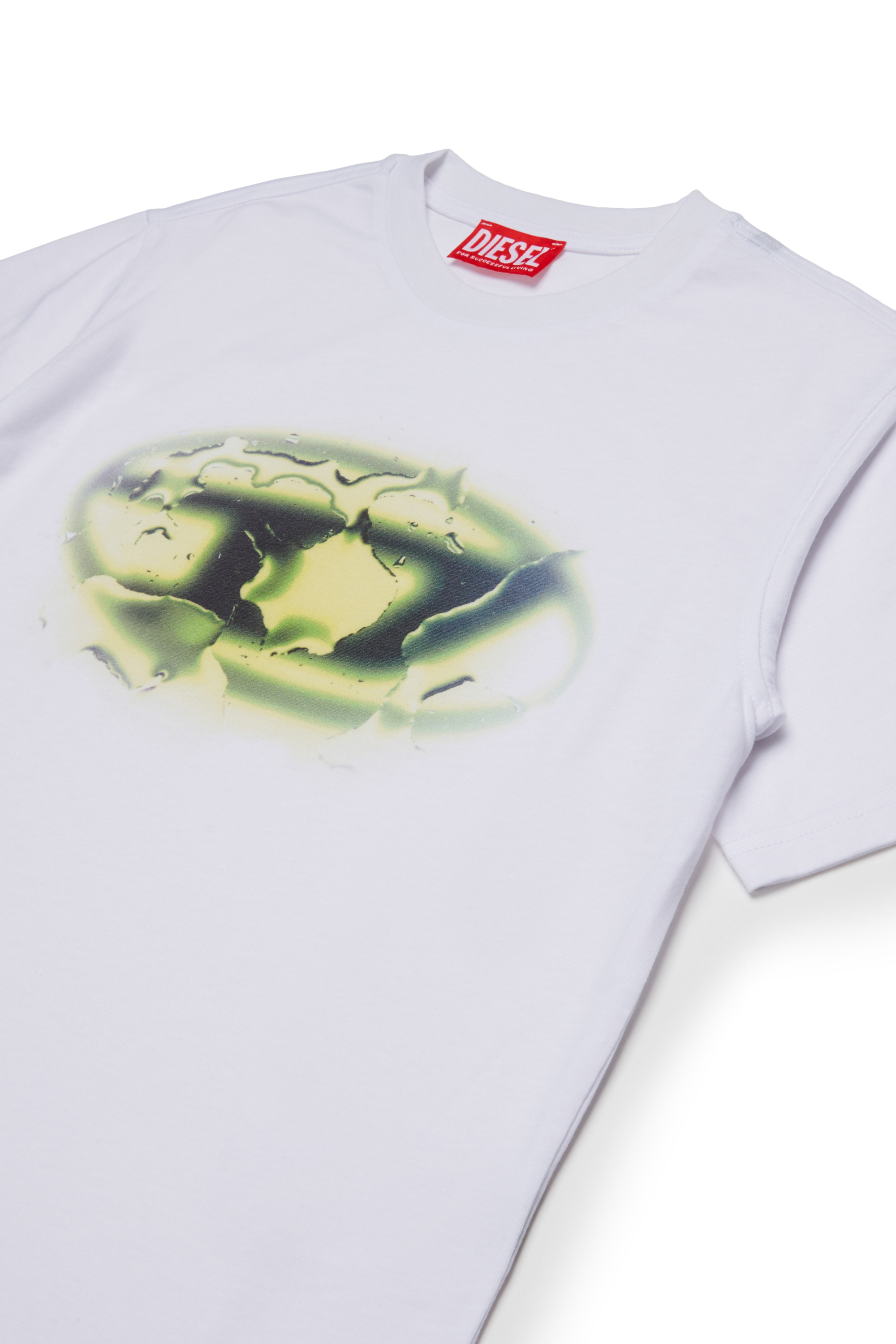 Diesel - TBOXTK3 OVER, Male's Tシャツ in ホワイト - 3