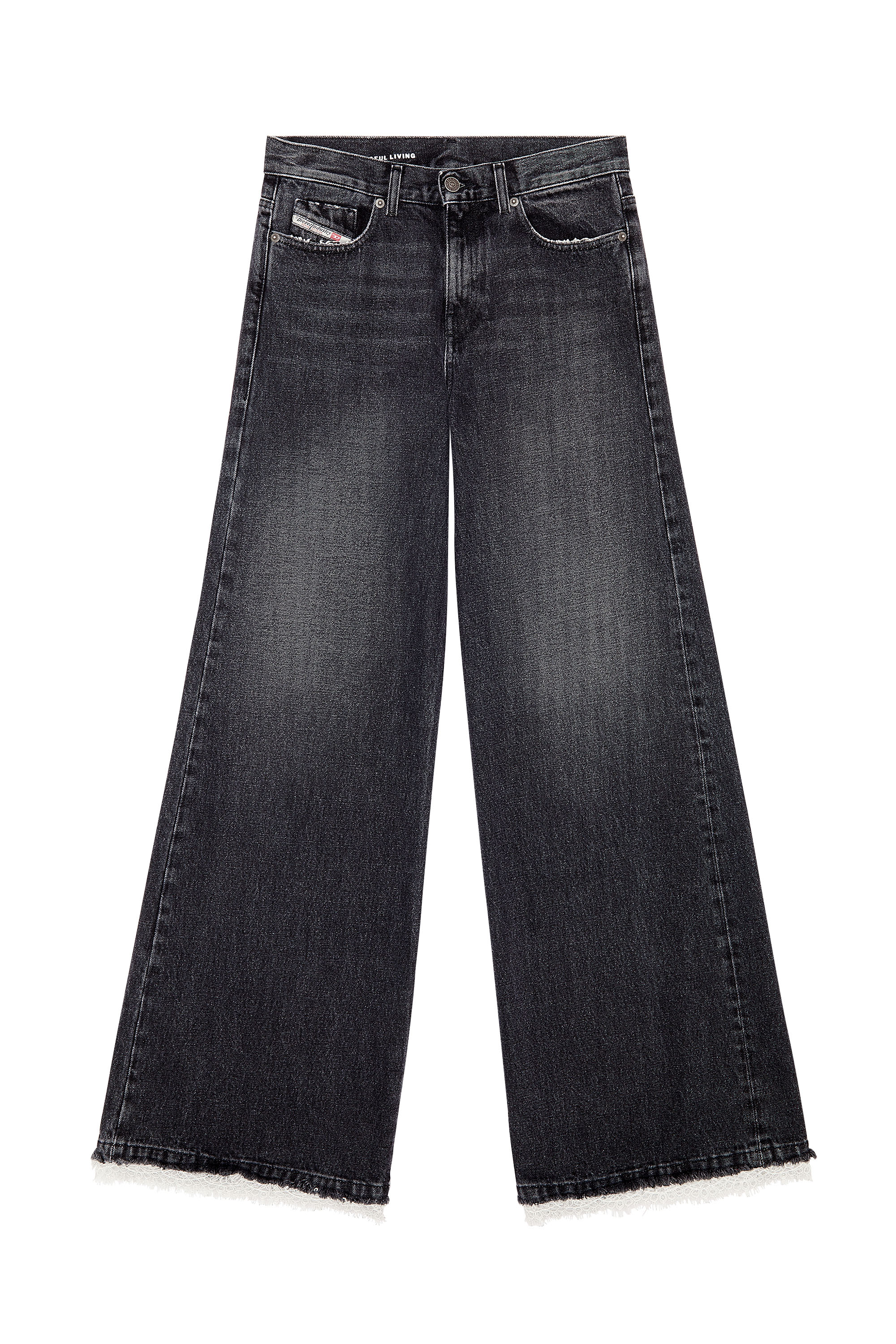 Diesel - Bootcut and Flare Jeans 1978 D-Akemi 007S2, ブラック/ダークグレー - Image 5