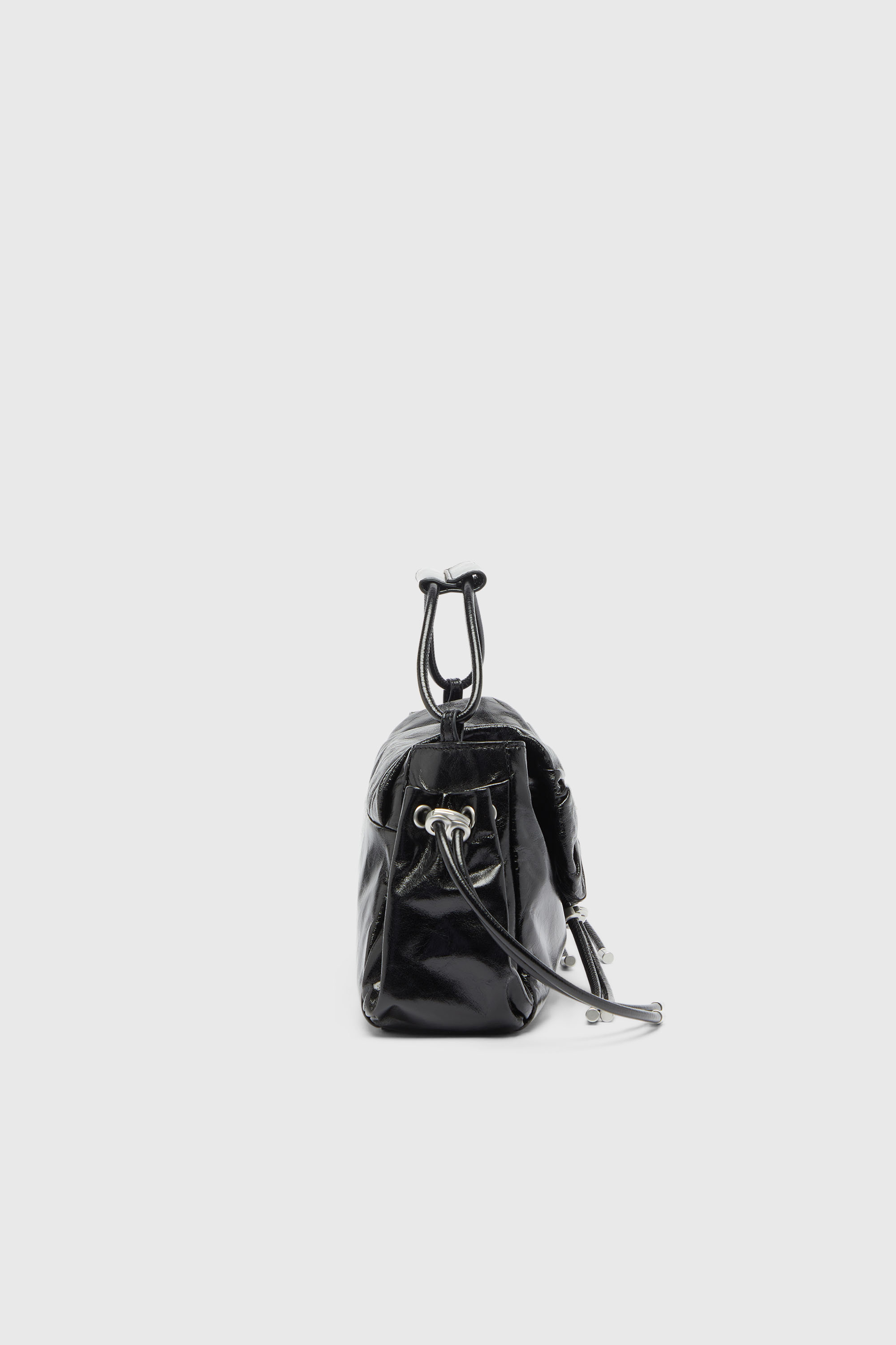 Diesel - SCRUNCH-D TOP HANDLE, Female's トップハンドルバッグ in ブラック - 4