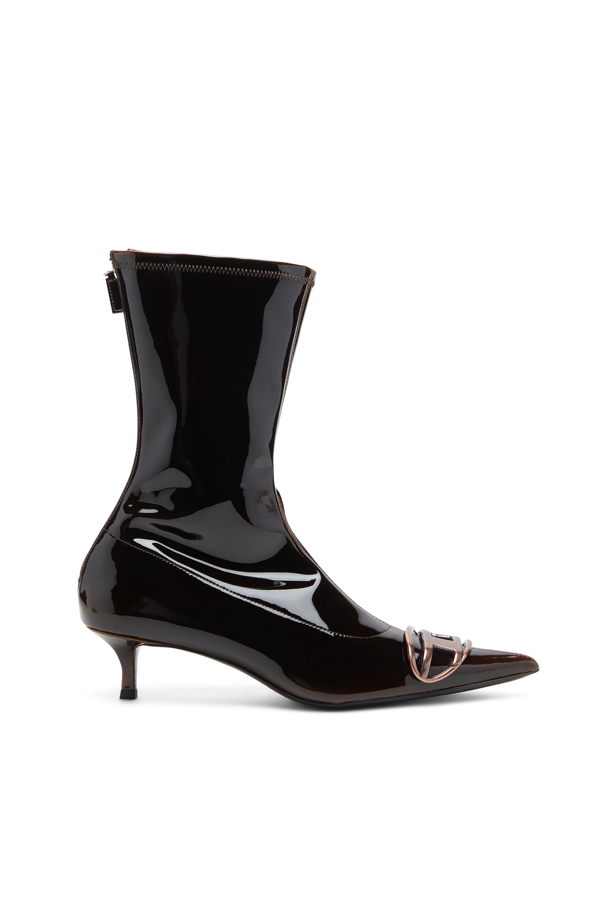 Diesel - D-VENUS KITTIE BT, Female's D-Venus-Ankle boots in liquid PU in ブルー/ブラウン - 1