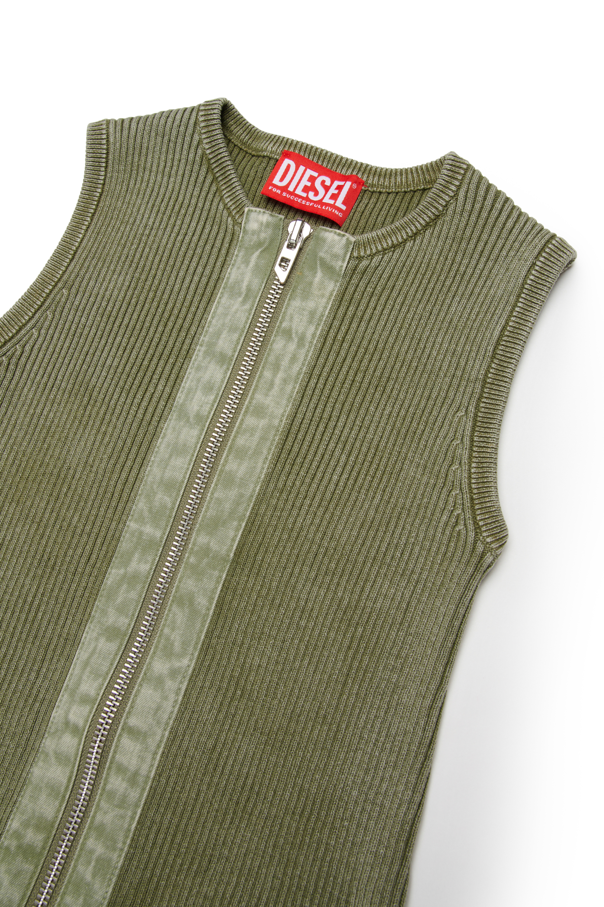 Diesel - DAMERYN, Female's スリーブレスドレス in グリーン - 3