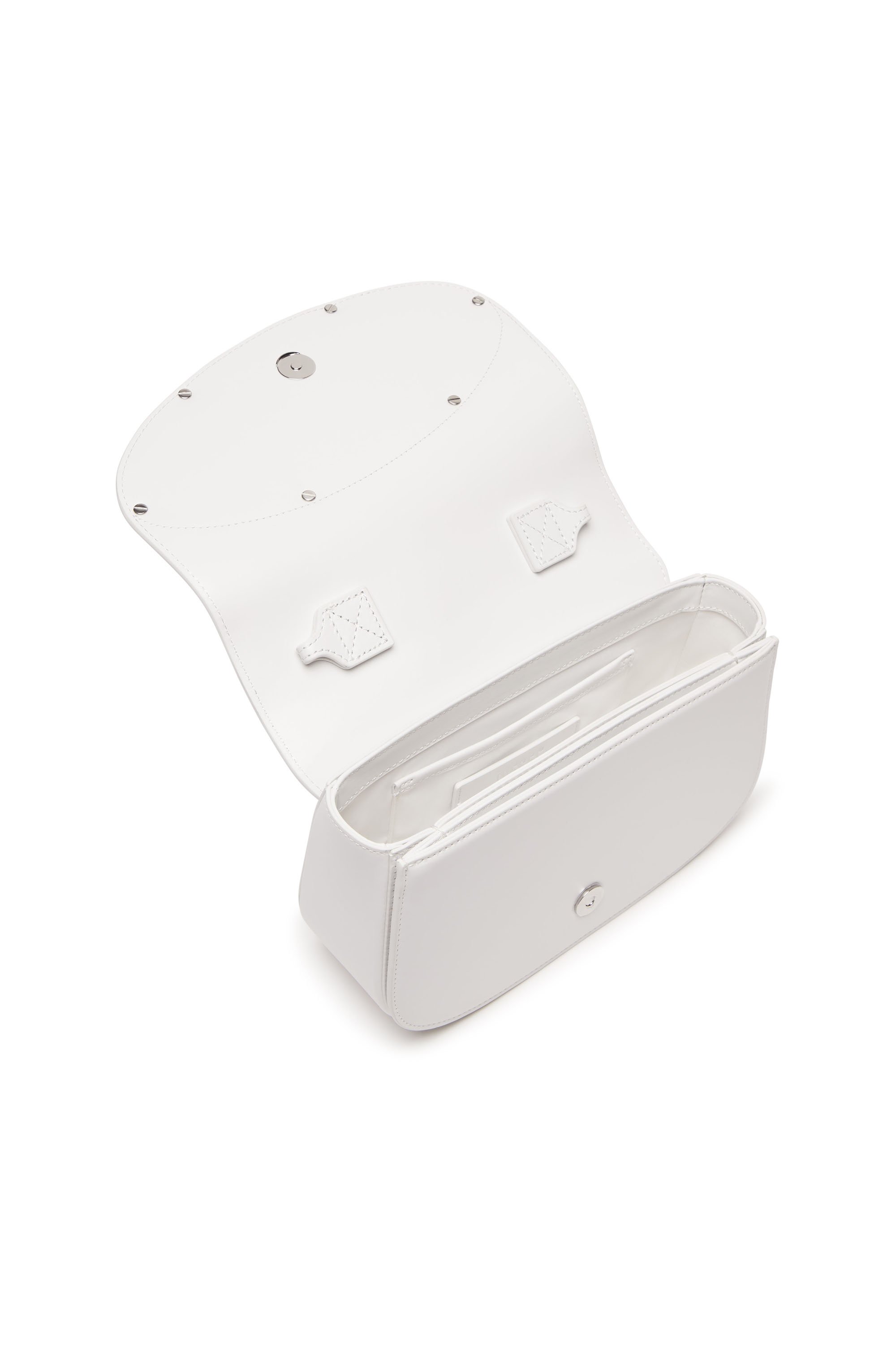 Diesel - 1DR M, Female's カウレザーショルダーバッグM in ホワイト - 5