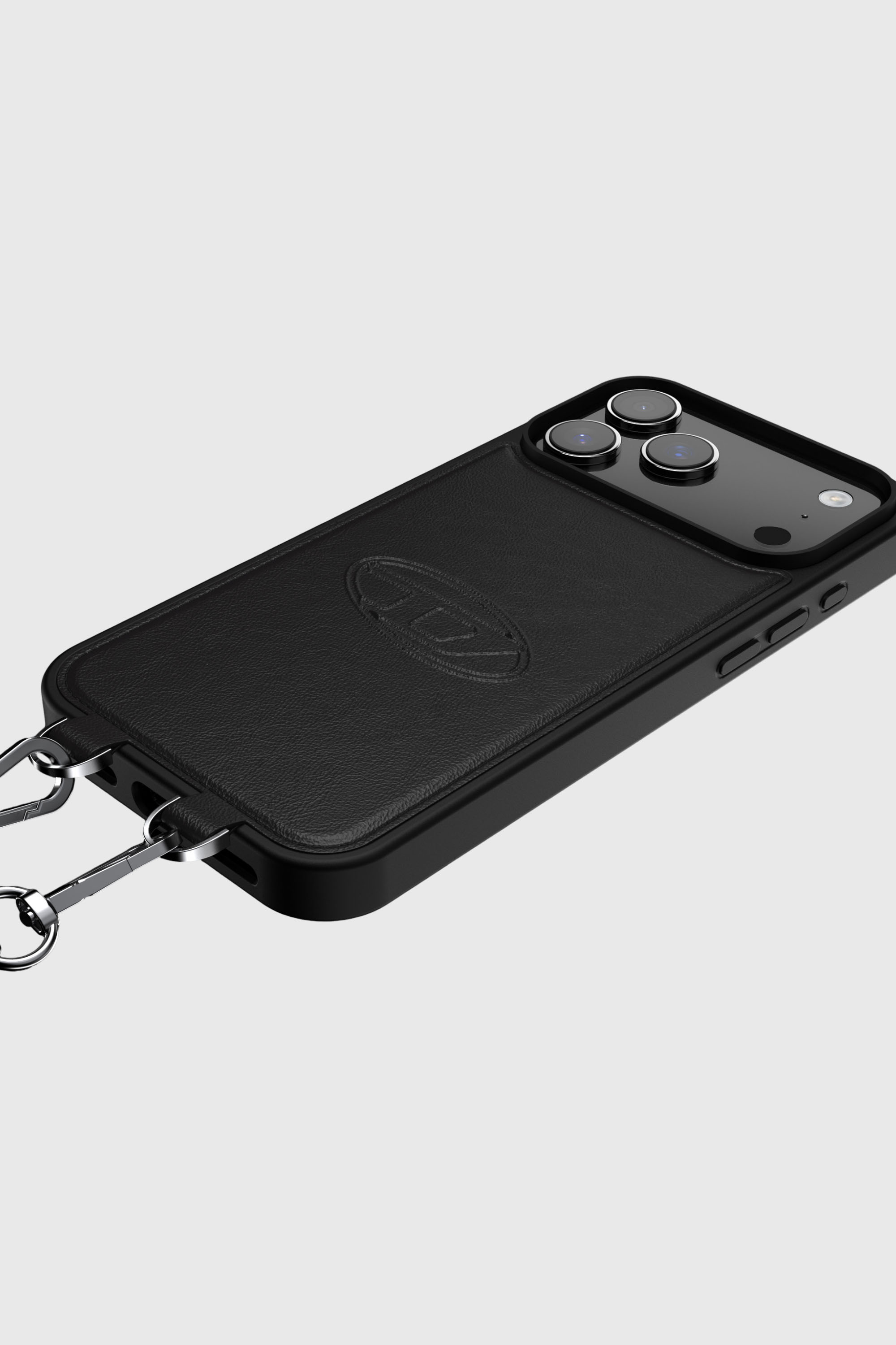 Diesel - 60663 MOULDED CASE, Unisex's Oval D case with wrist strap and MagSafe for iPhone 17 Pro Max in ブラック - 4