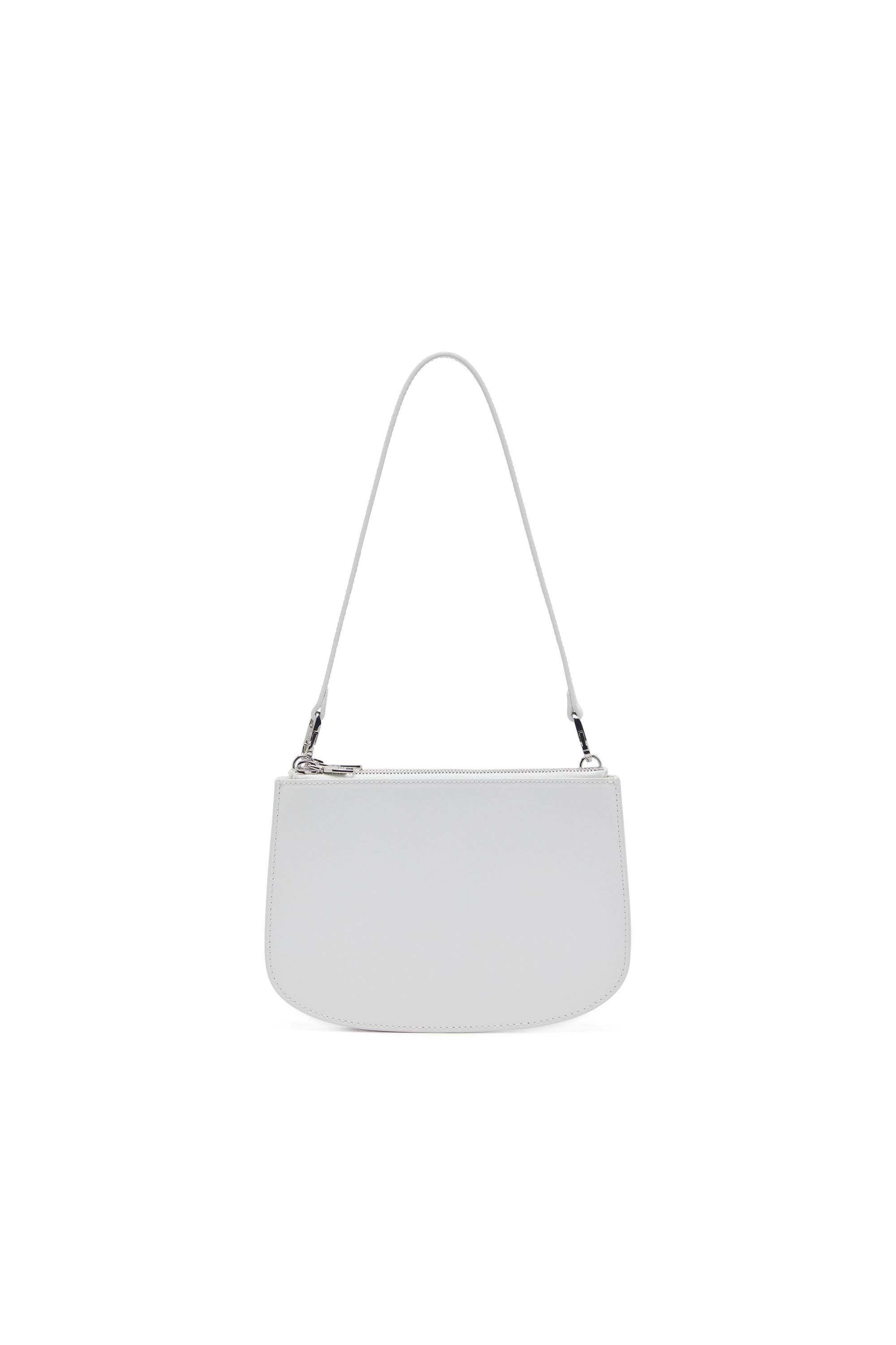 Diesel - 1DR TWIN, Female's 1DR Twin-Double-pouch shoulder bag in printed leather in ホワイト - 2