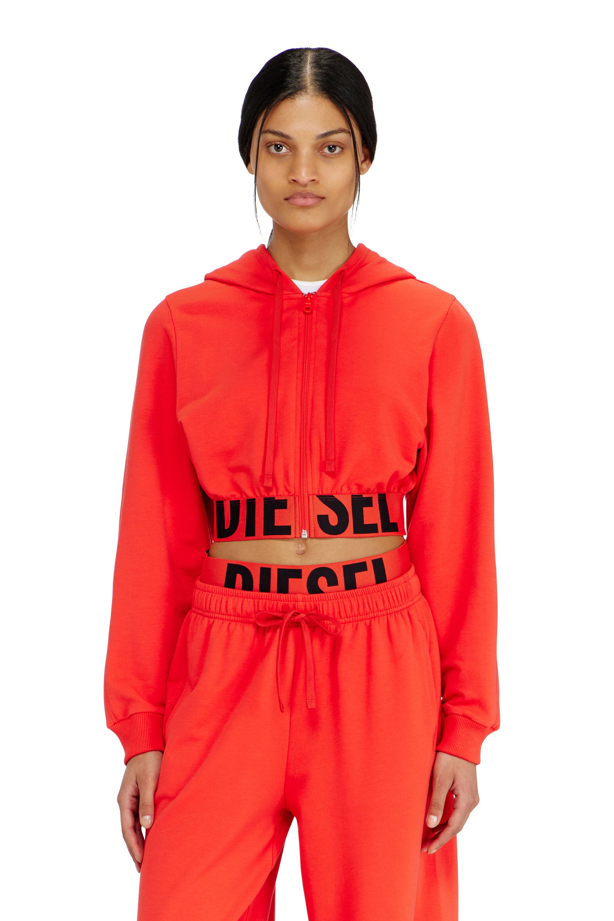 Diesel - NIKA-D-POP, Female's ジップアップパーカー in レッド - 1