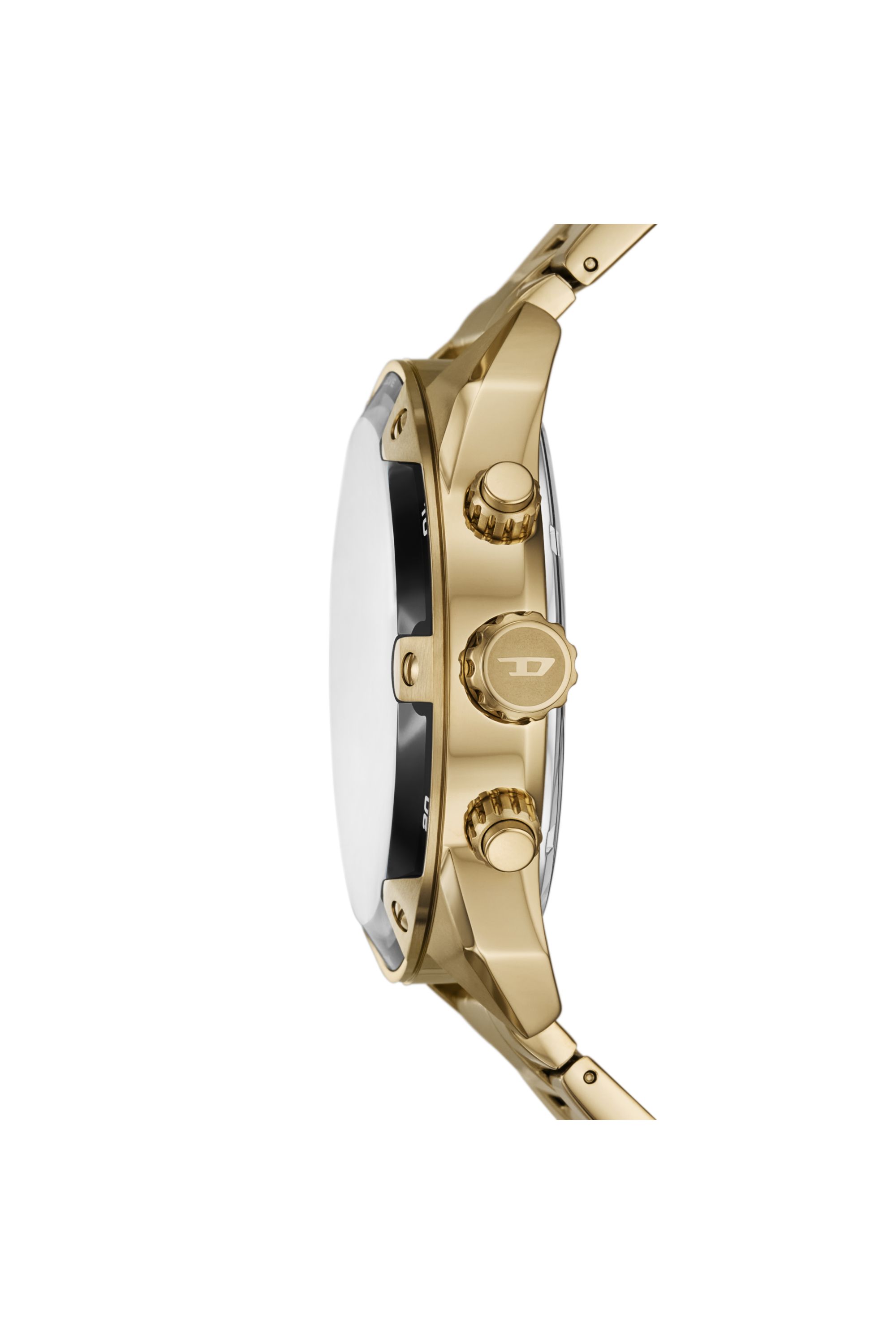 Diesel - DZ4678, Male's Spiked stainless steel watch in ゴールド - 3