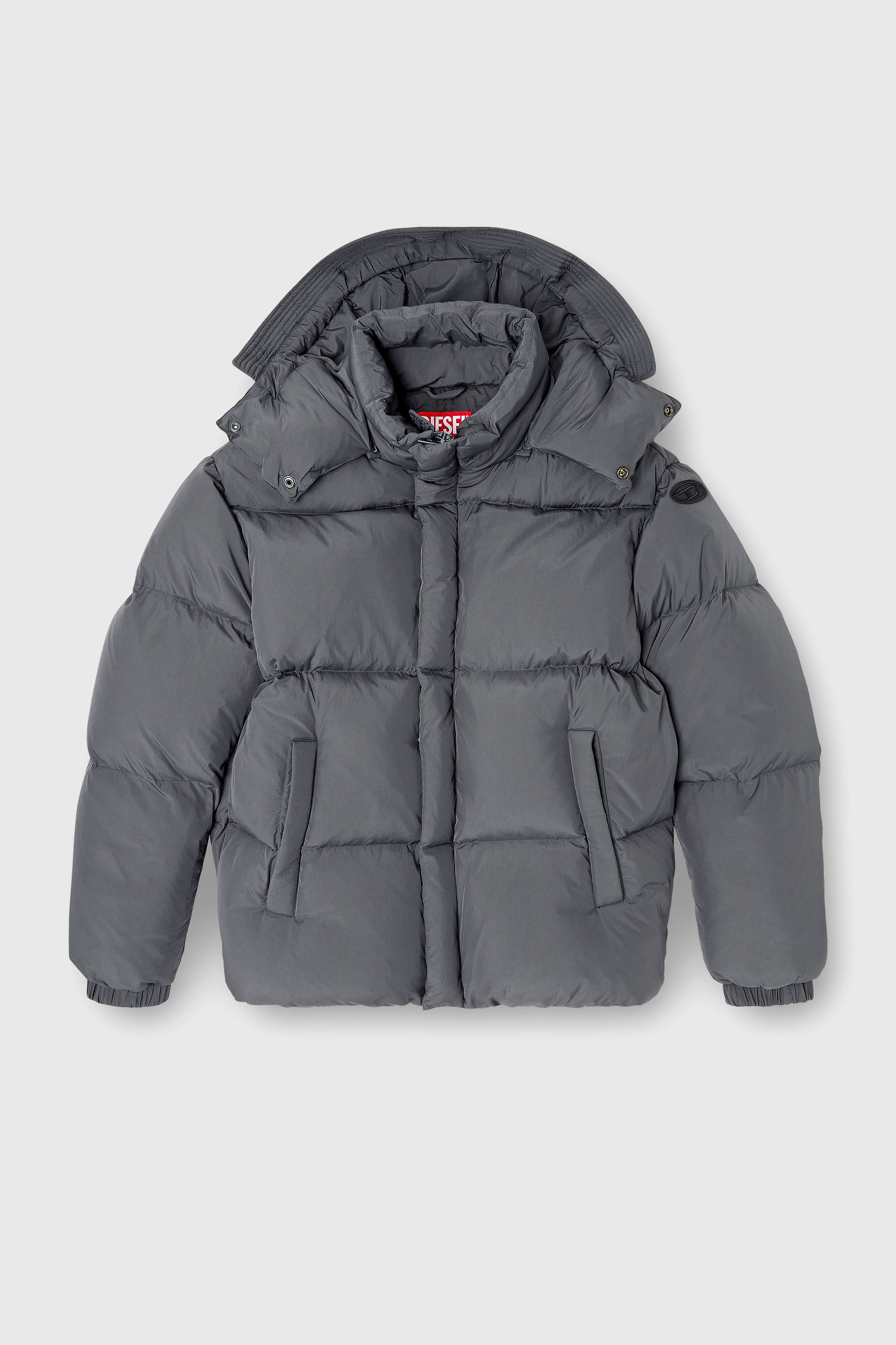 Diesel - W-ROLFYS-WRD, Male's ダウンジャケット in グレー - 2