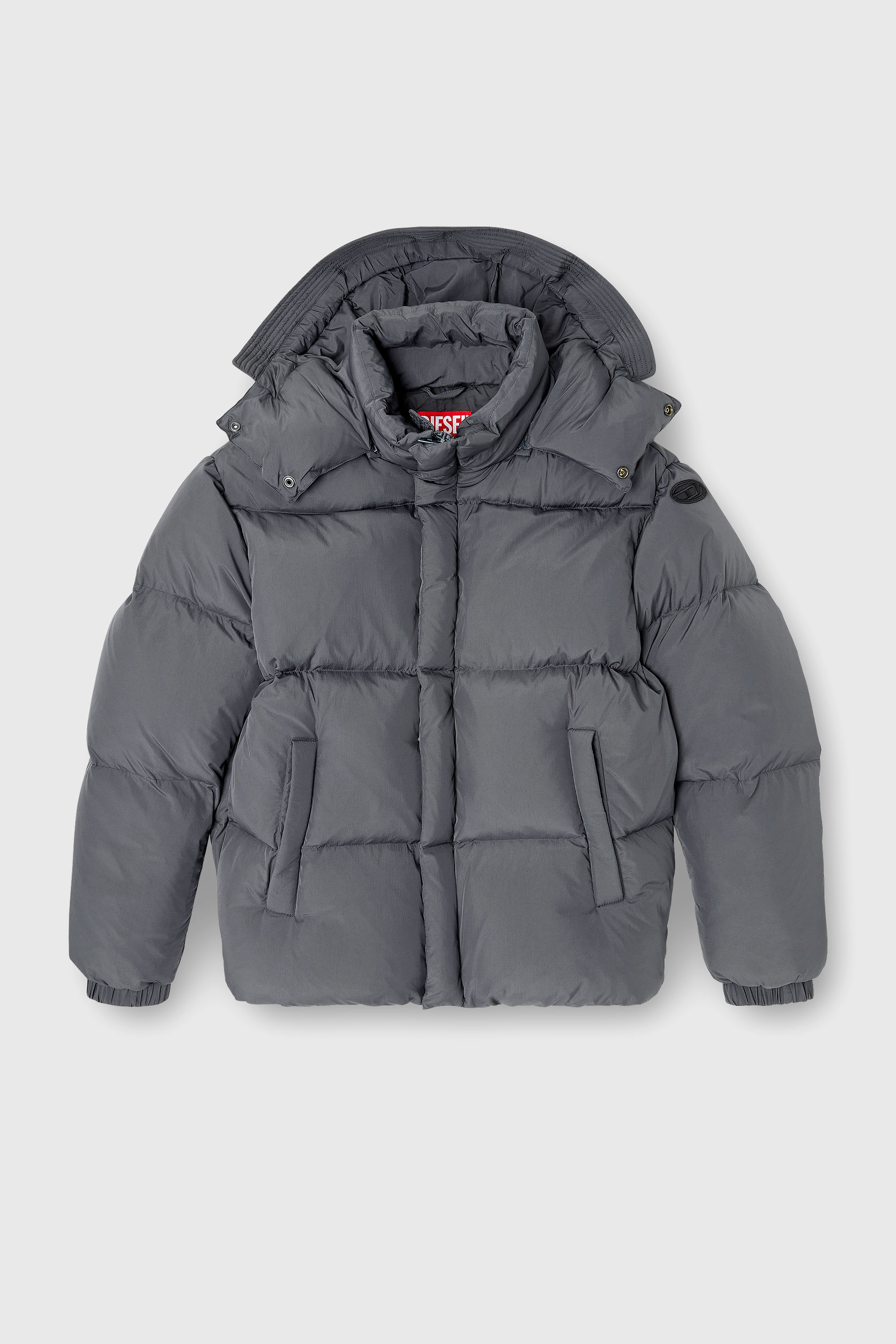 Diesel - W-ROLFYS-WRD, Male's ダウンジャケット in グレー - 2