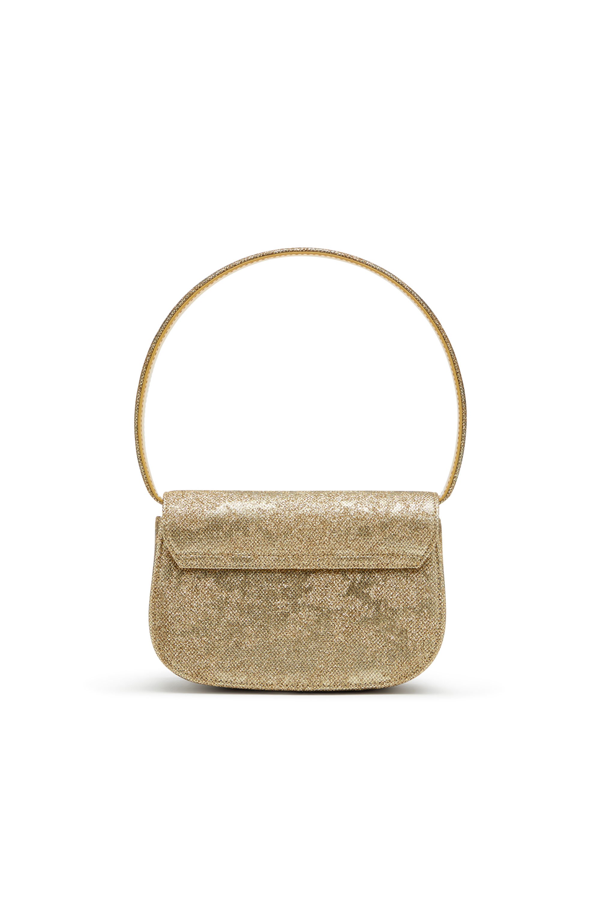 Diesel - 1DR, Female's 1DR-Iconic 1DR bag in glitter-camo Lurex in ゴールド - 3