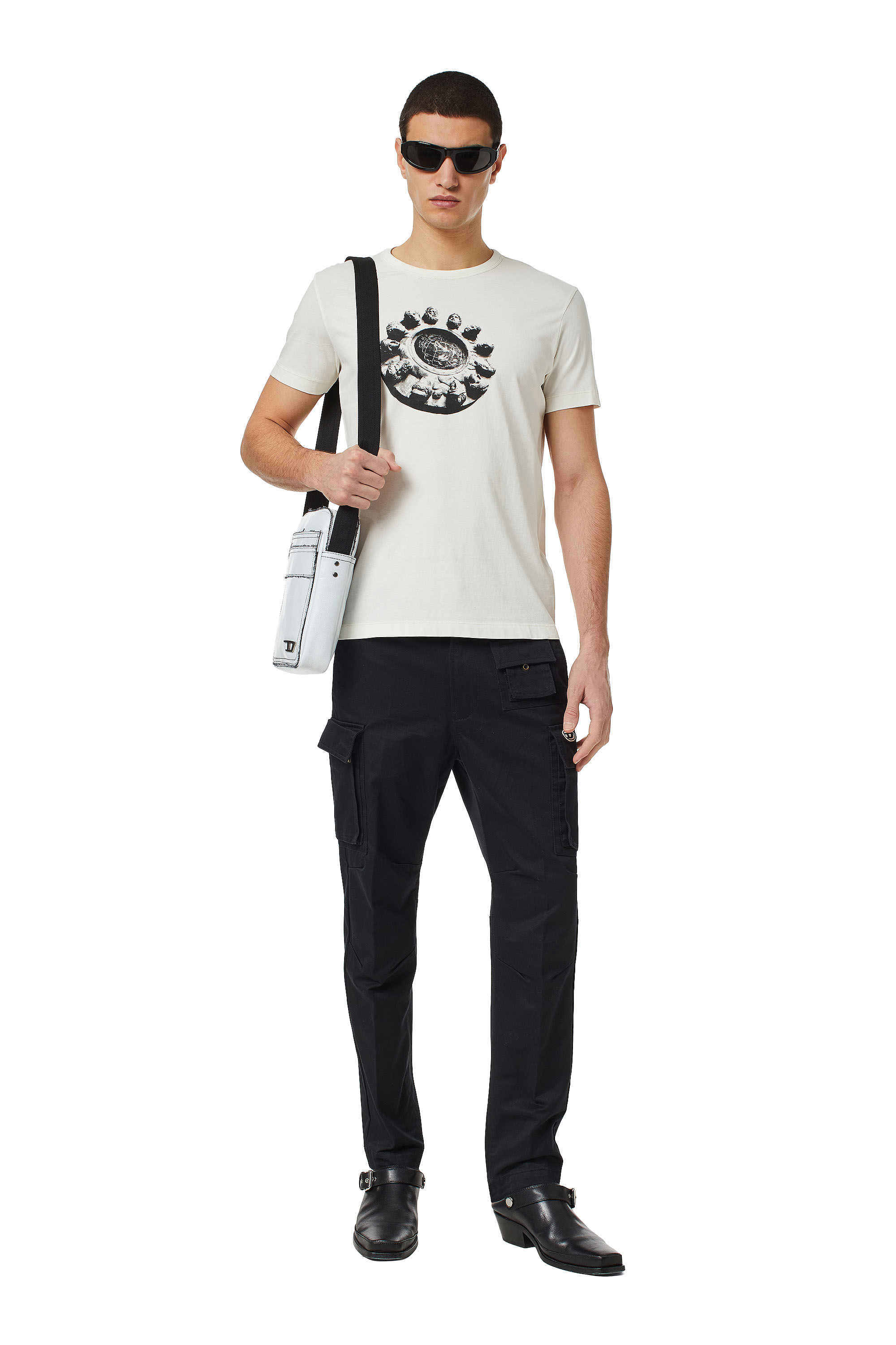 Diesel - P-COR-CL, Male's カーゴパンツ in ブラック - 5