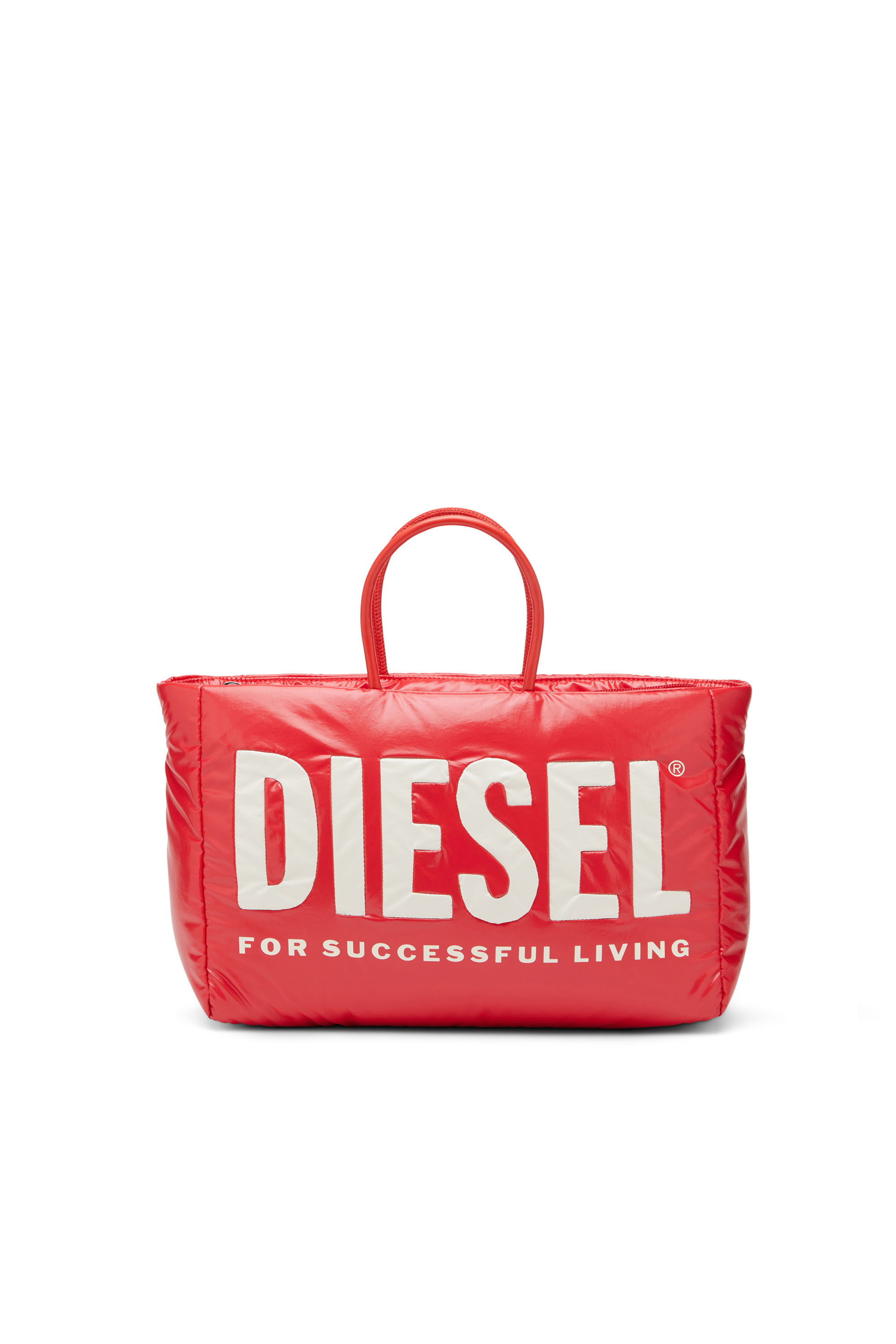 Diesel - PUFF DSL TOTE M X, レッド - Image 1