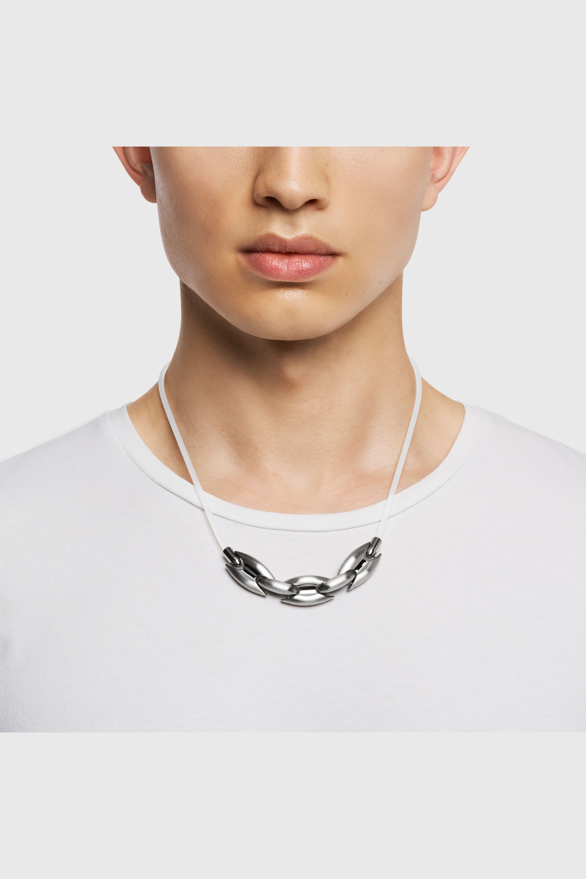Diesel - DX1615040, Unisex's ネックレス in シルバー - 4