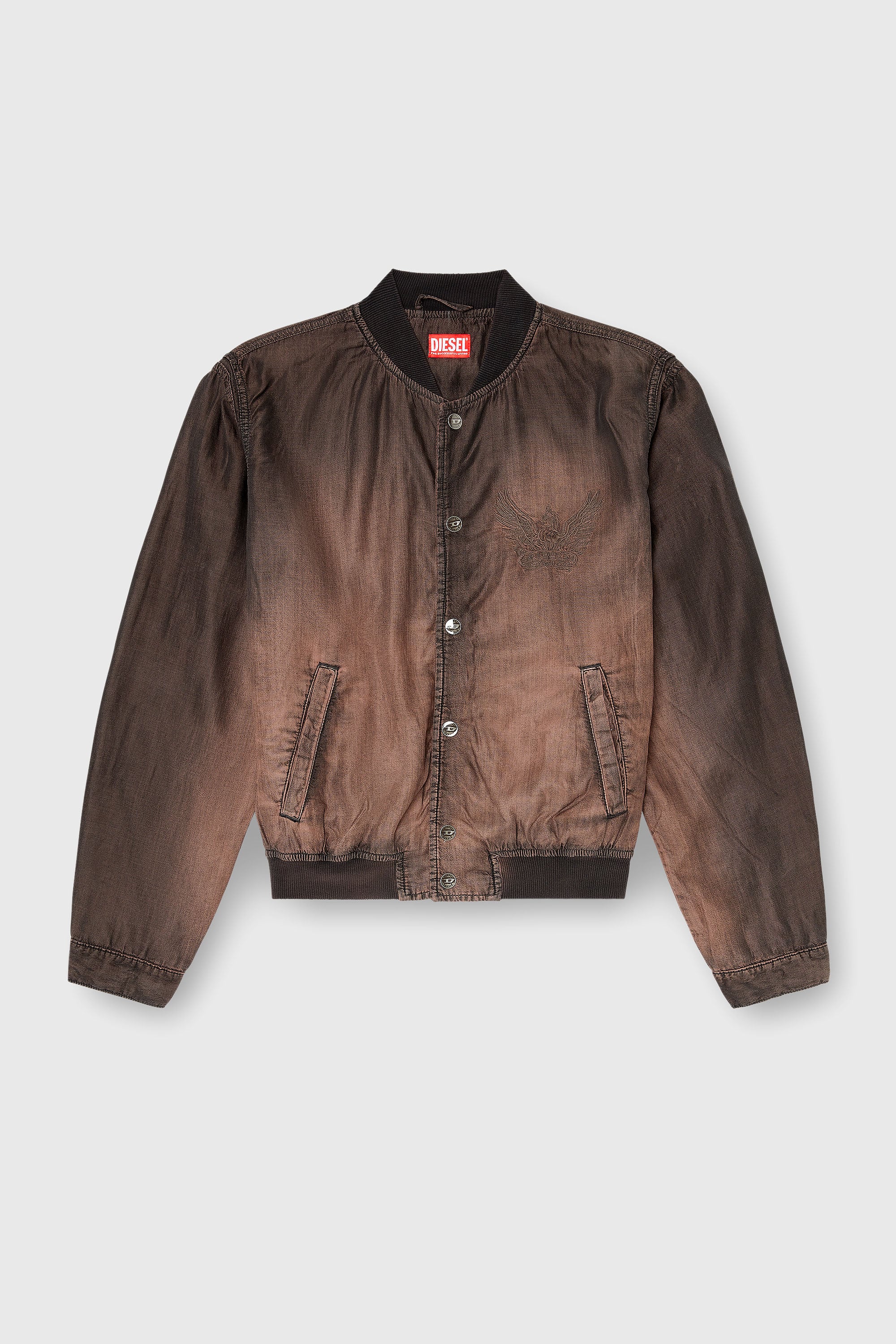 Diesel - D-BELMOR-S, Male's デニムジャケット in ブラウン - 2