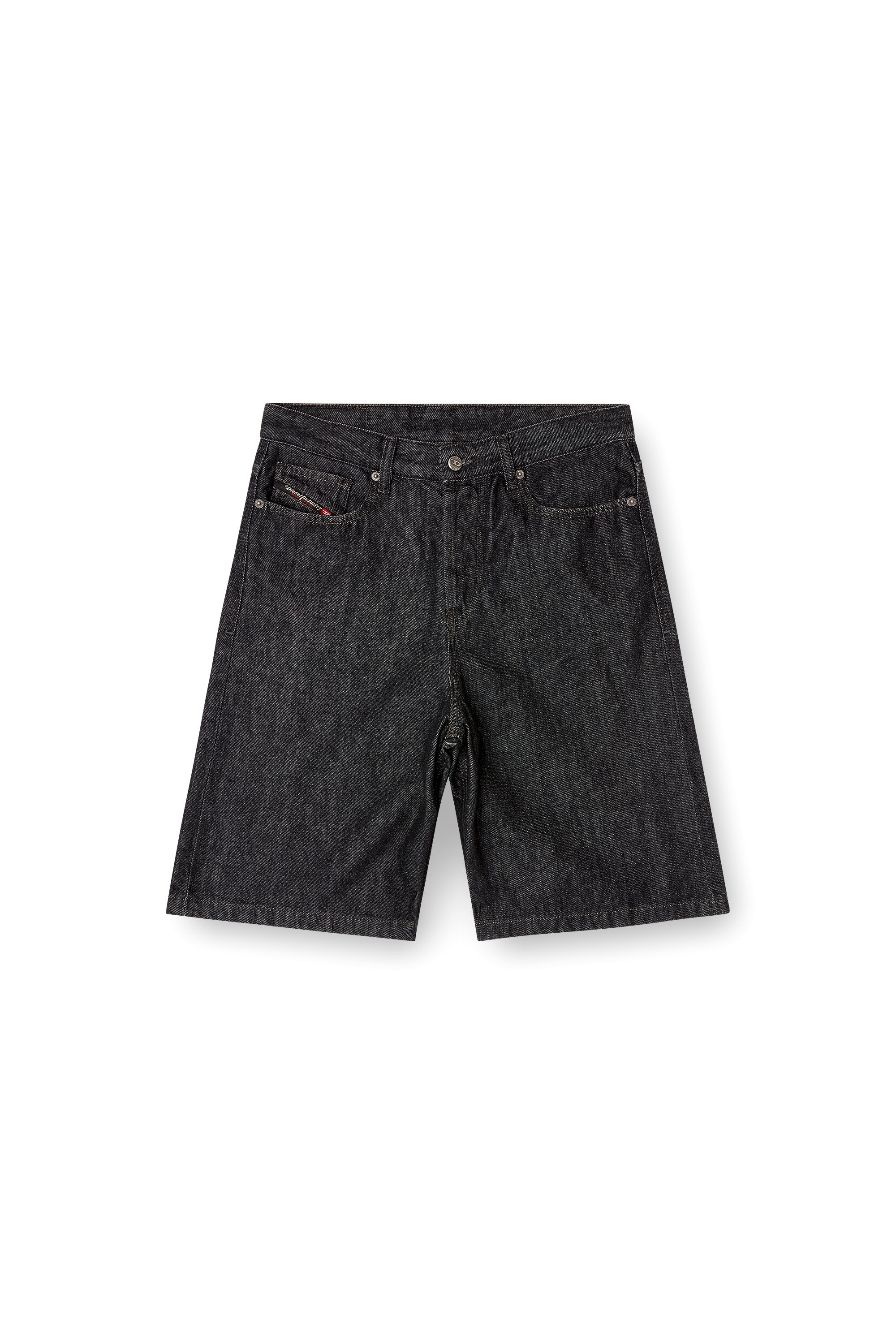 Diesel - DE-SIRE-SHORT, Female's Shorts in rinse-wash denim in ブラック - 2