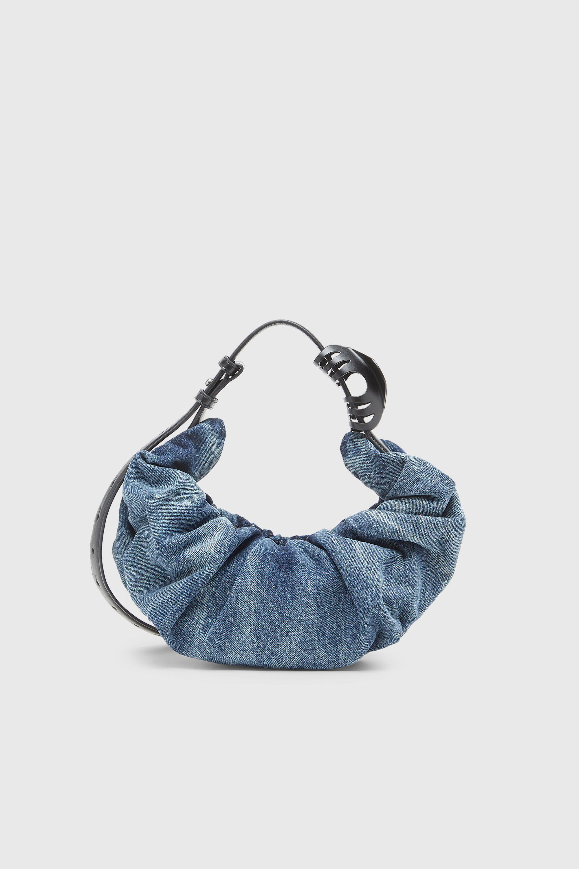Diesel - GRAB-D HOBO S, Female's ホーボーバッグ S in ミディアムブルー - 3