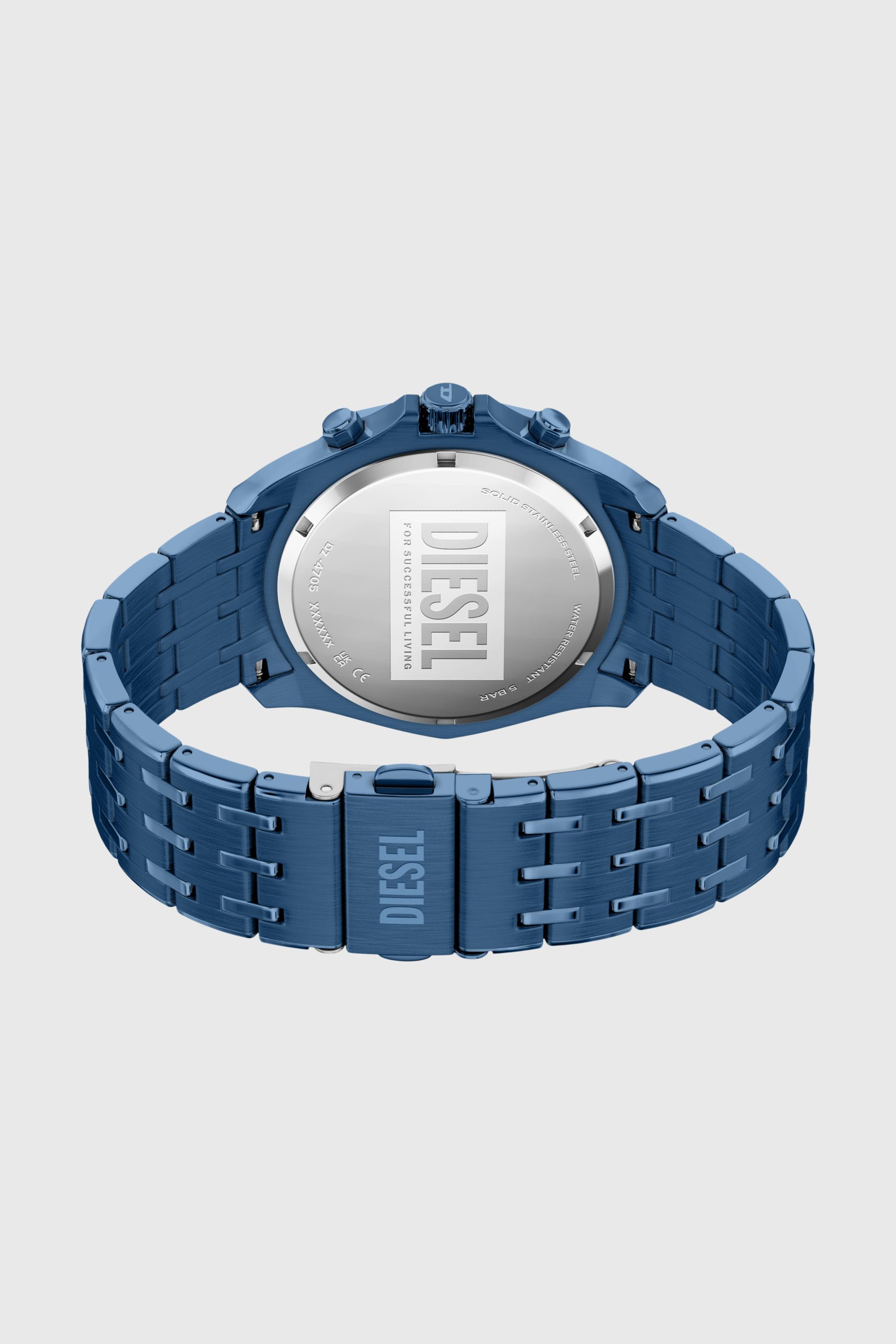 Diesel - DZ4705 WATCH, Male's Stinger Blue Stainless Steel Watch in ブルー - 6