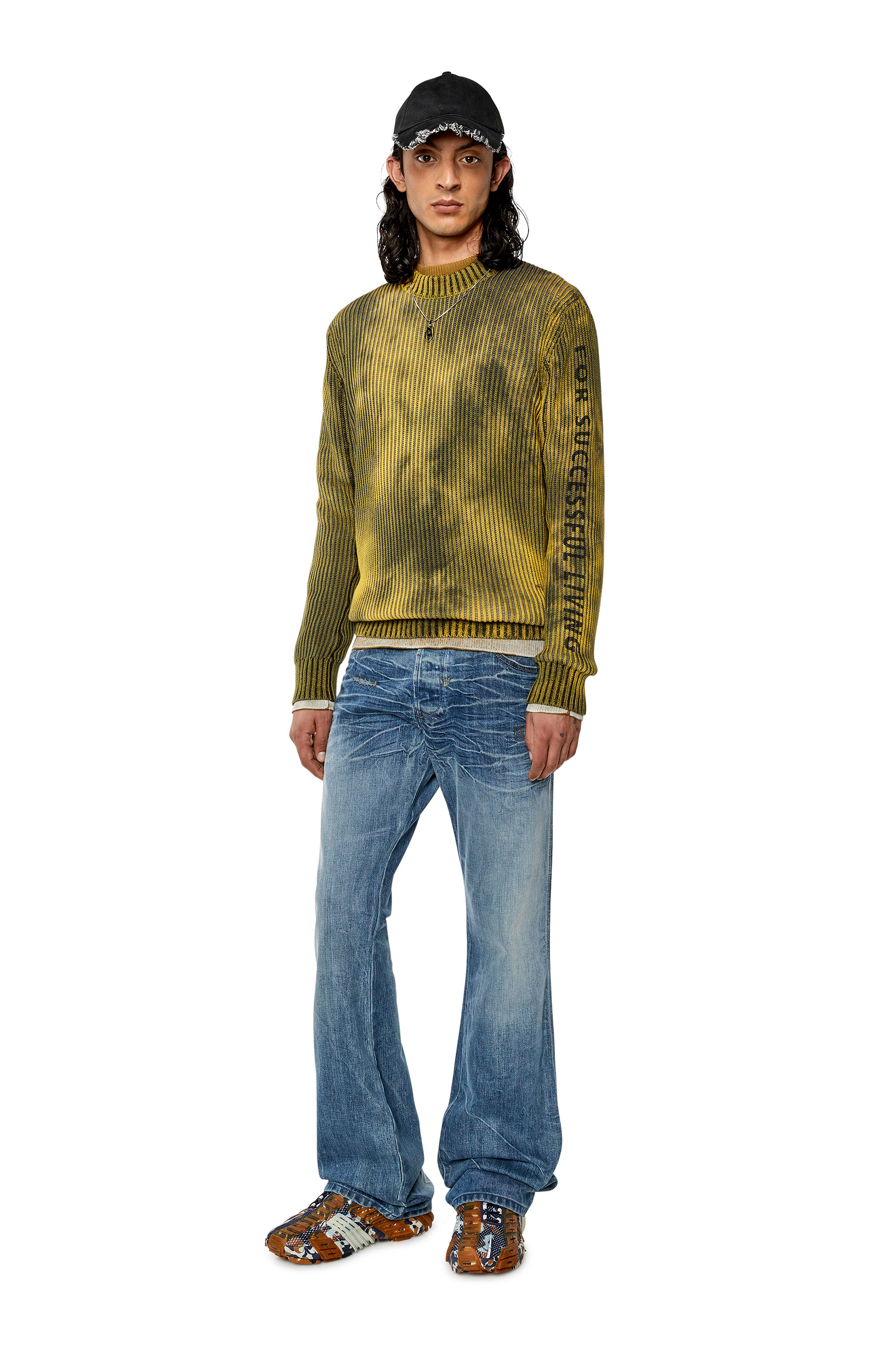 Diesel - Bootcut Jeans D-Backler 09I01, ミディアムブルー - Image 4