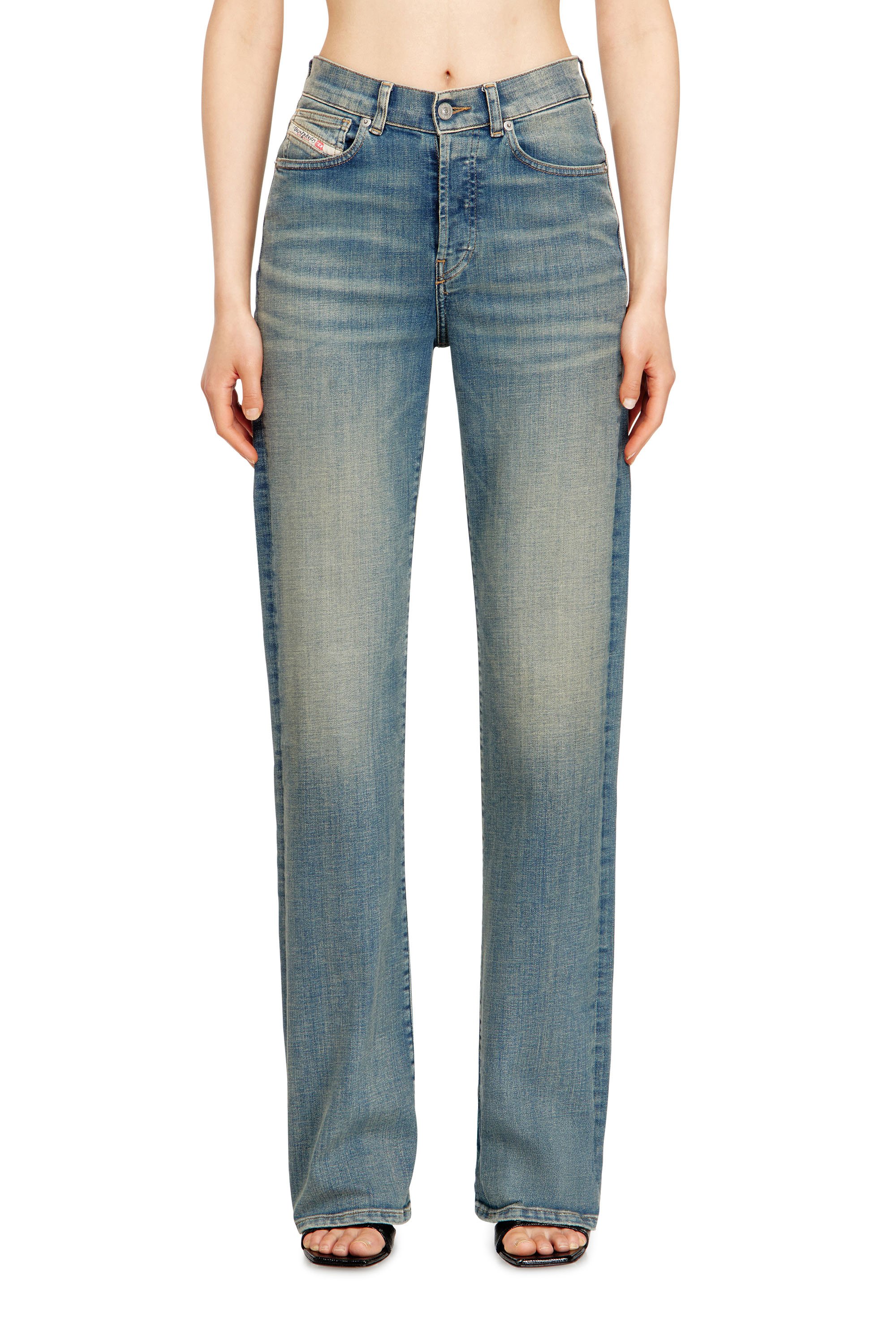 Diesel - Female's Regular Jeans 1971 D-Sent 09N32, ミディアムブルー - 2
