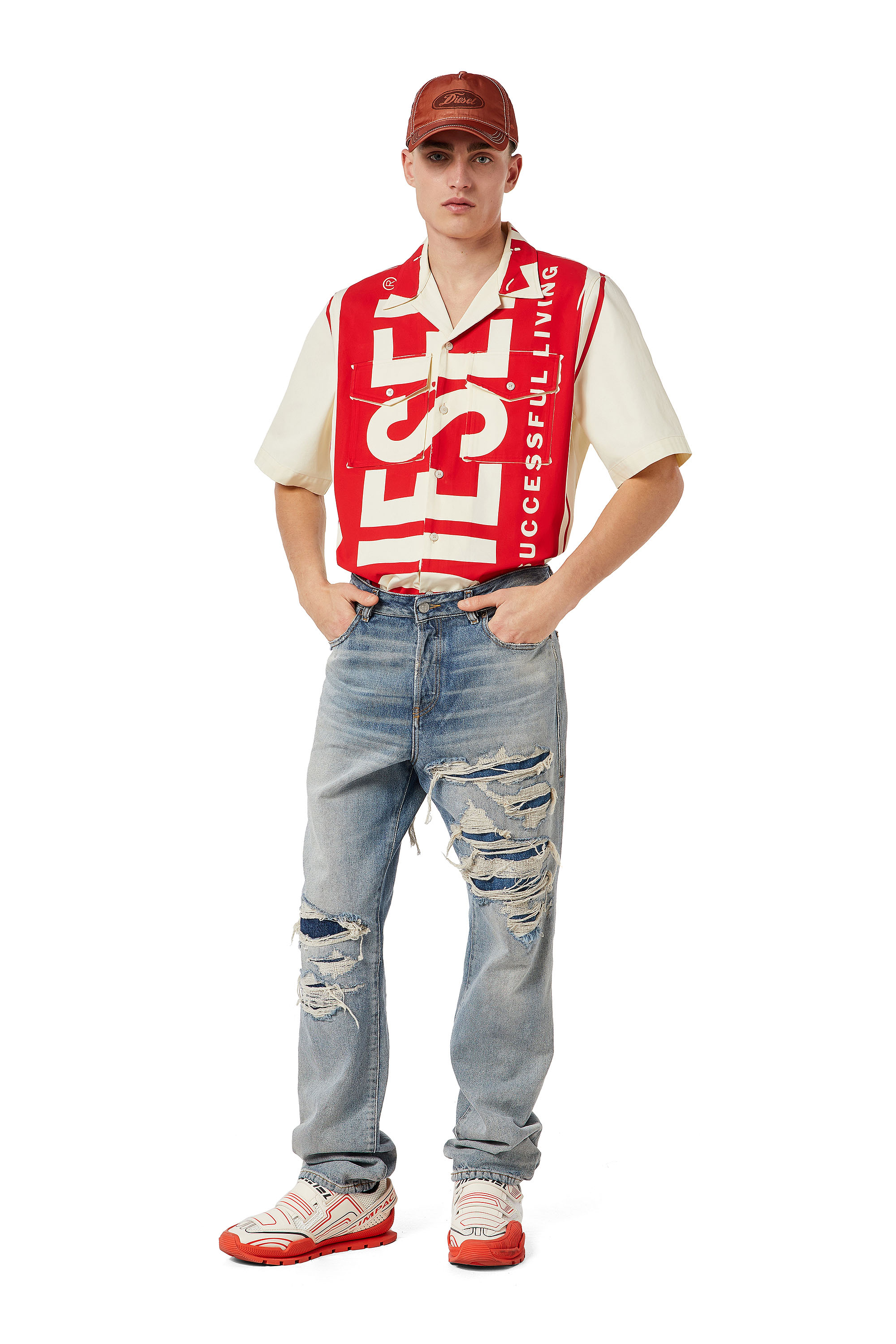 S-MAC-A, ホワイト/レッド/ブルー Diesel - S-MAC-A, ホワイト/レッド/ブルー - Image 1