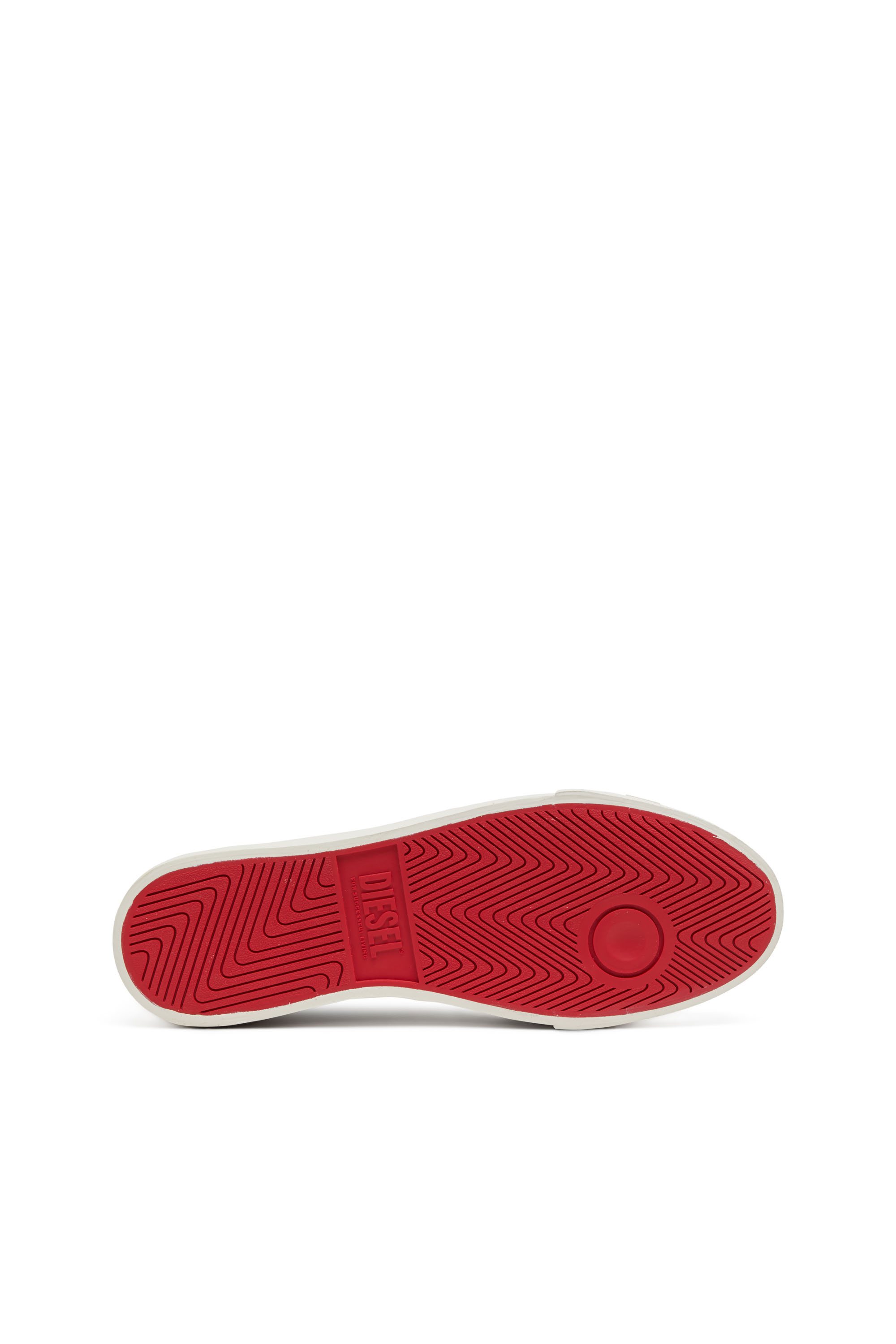 Diesel - S-ATHOS SLIP ON, Male's S-Athos-Slip-on sneakers in plain leather in ホワイト - 4