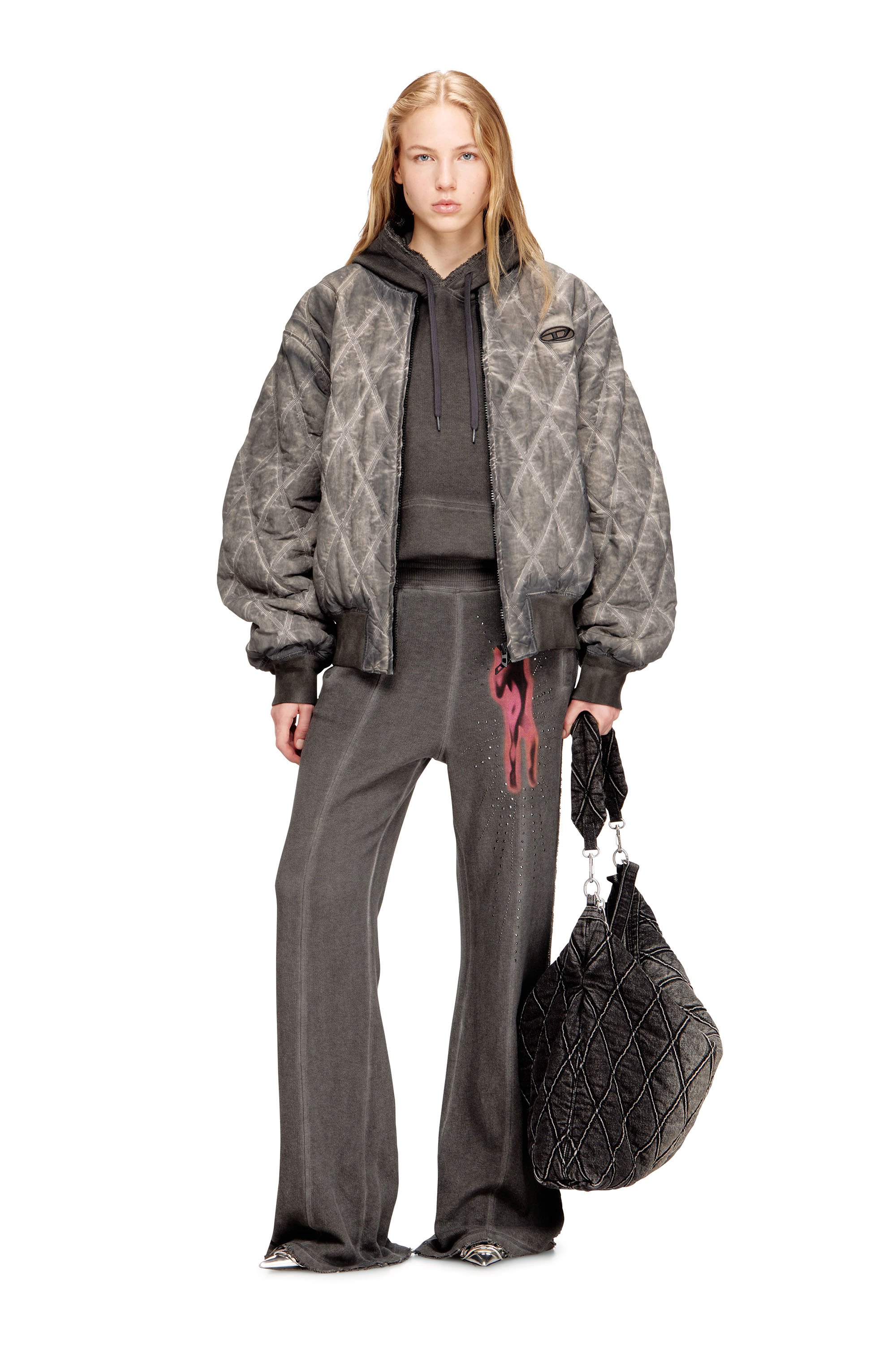 Diesel - P-ANTA, Female's スウェットパンツ in グレー - 2