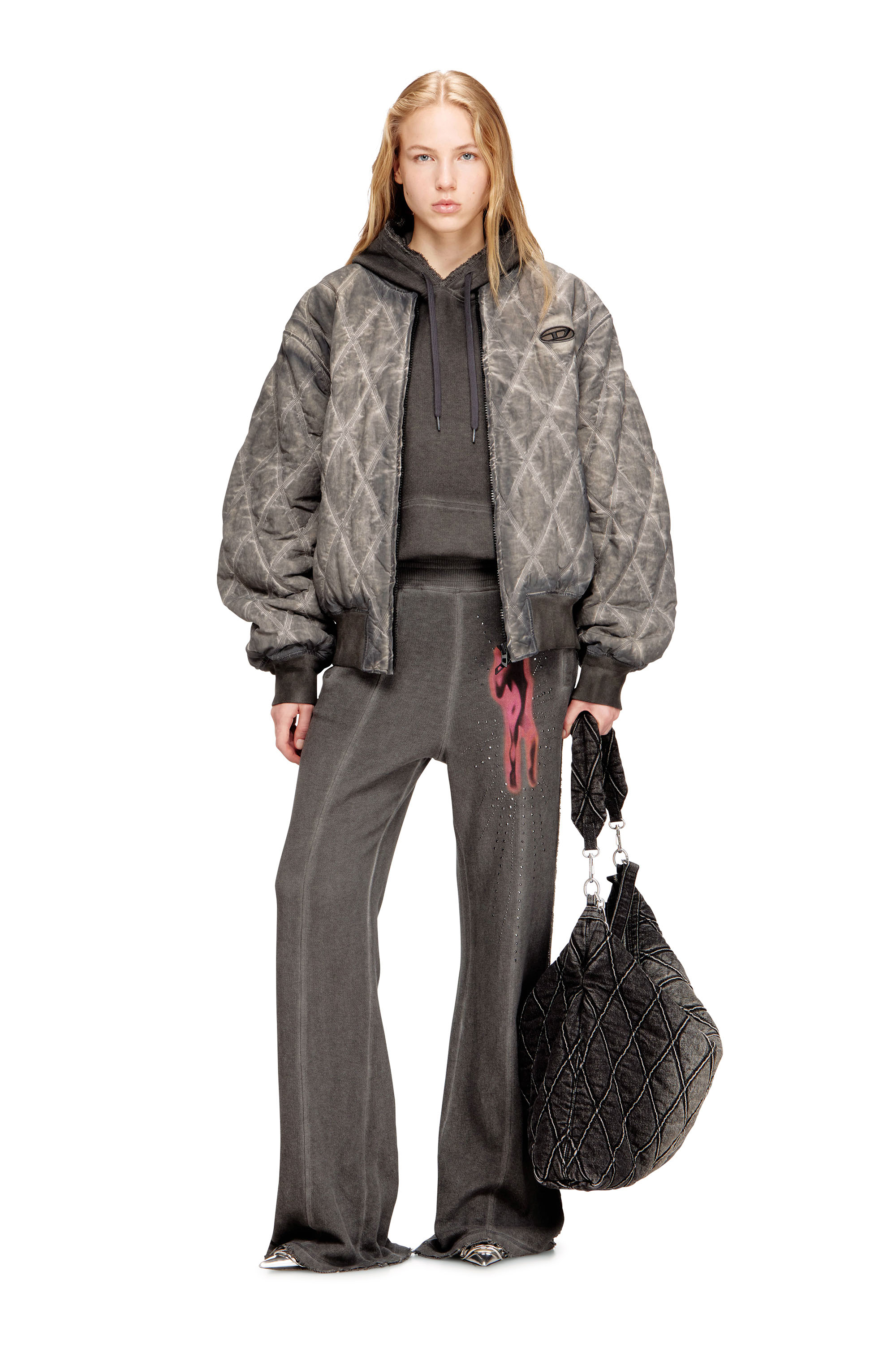 Diesel - P-ANTA, Female's スウェットパンツ in グレー - 1