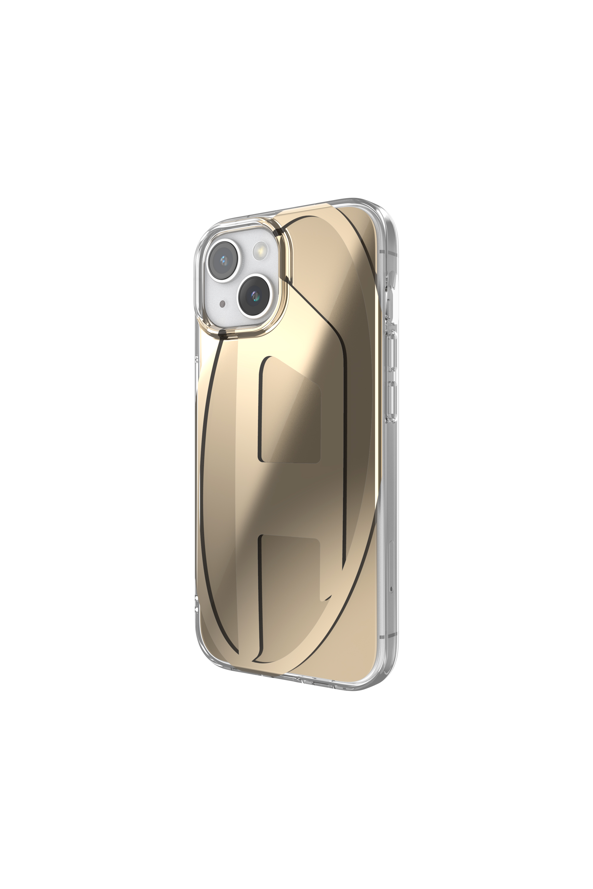 Diesel - 54088 MOULDED CASE, Unisex's iPhone 15 クリアケース in ゴールド - 4
