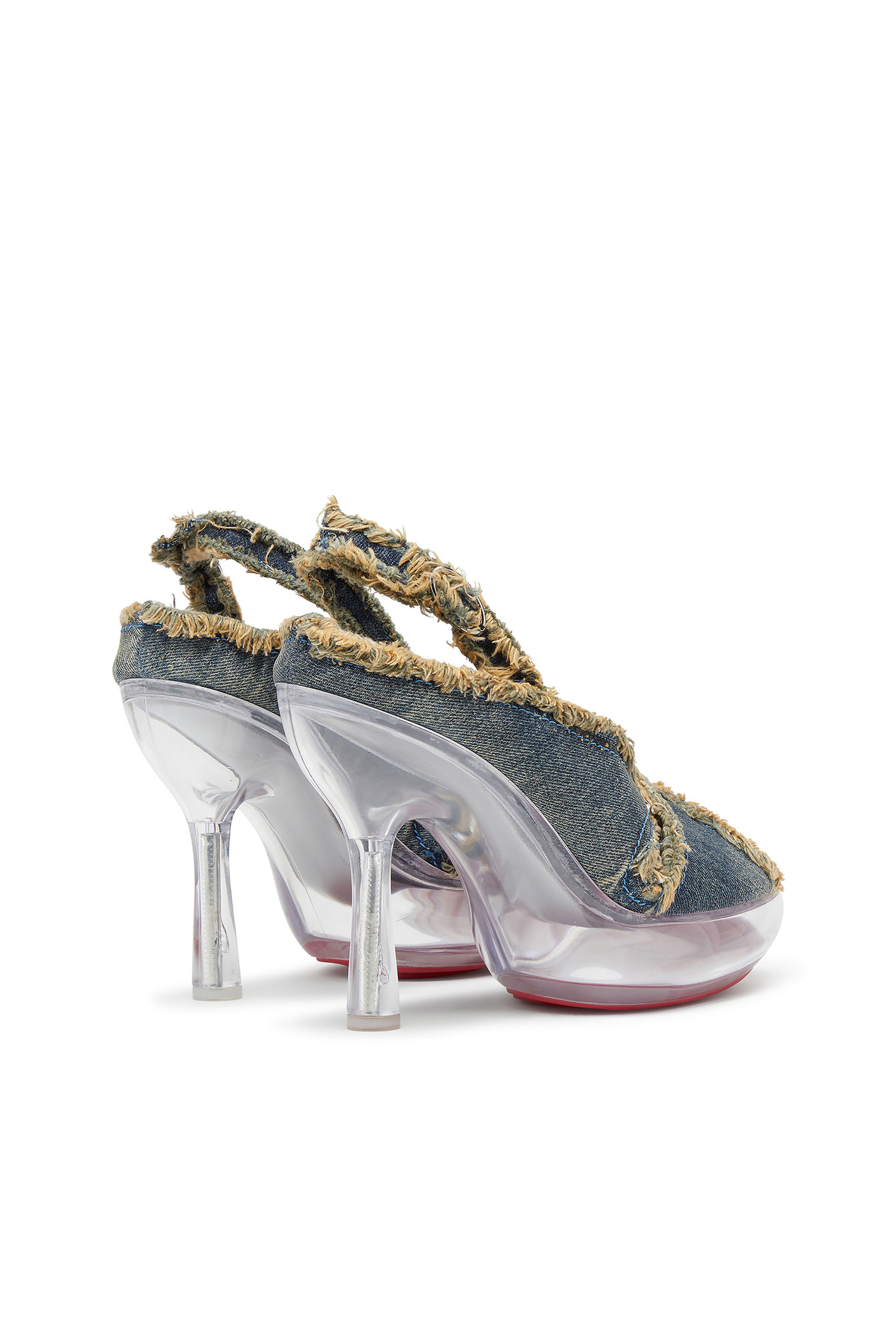 Diesel - D-LAKE PLATFORM SDL, Female's サンダル in ブルージーンズ - 3