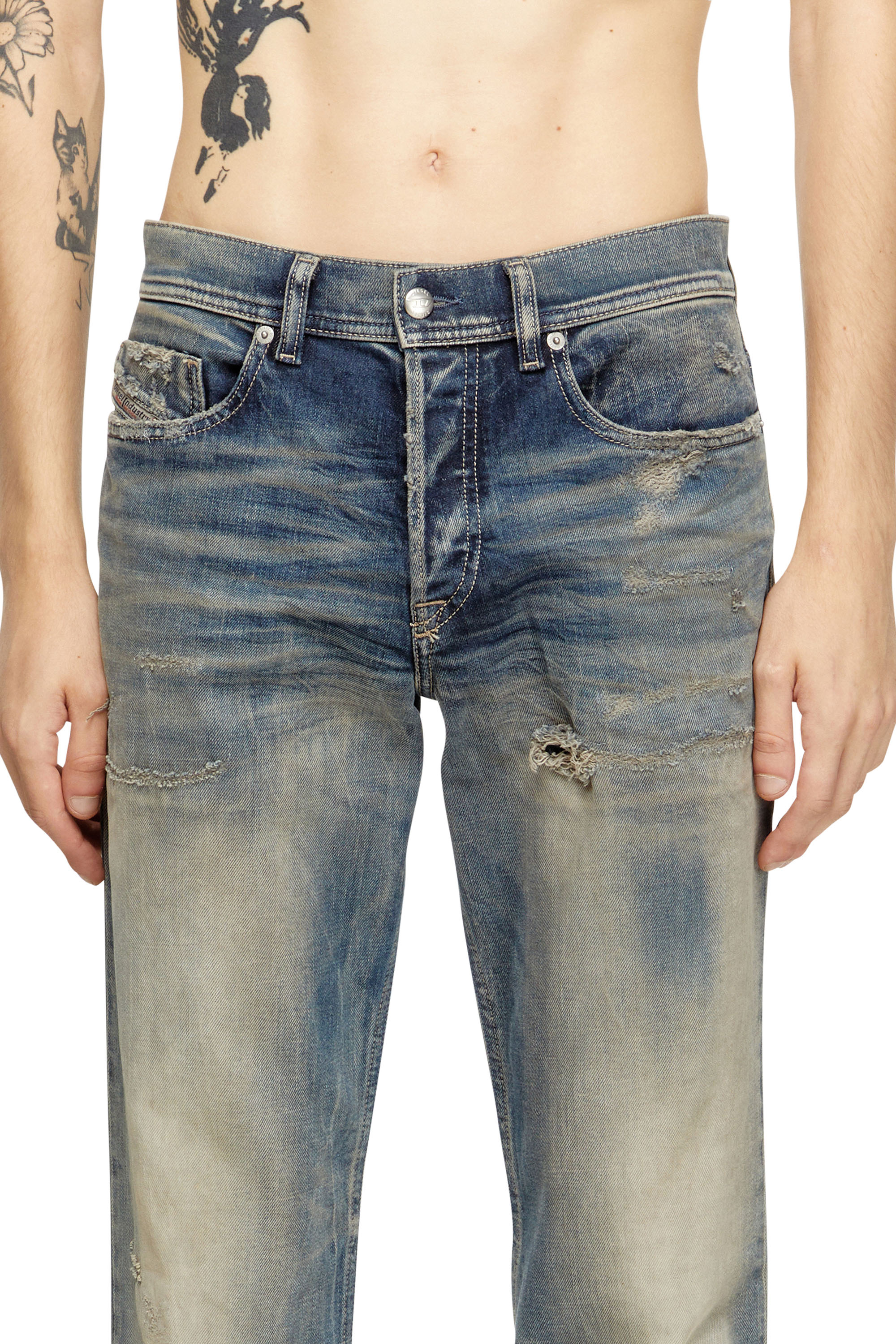 Diesel - Male's Regular Jeans 2023 D-Finitive 09M18, ミディアムブルー - 5