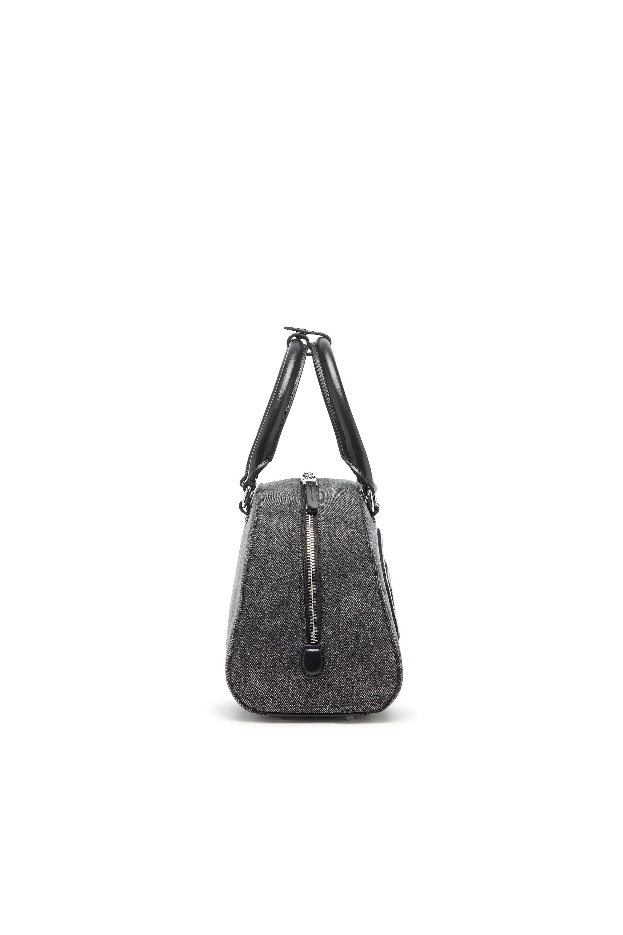 Diesel - 1DR DOME TOP HANDLE, Female's 1DR Dome-Bowling bag in washed denim in グレー - 4