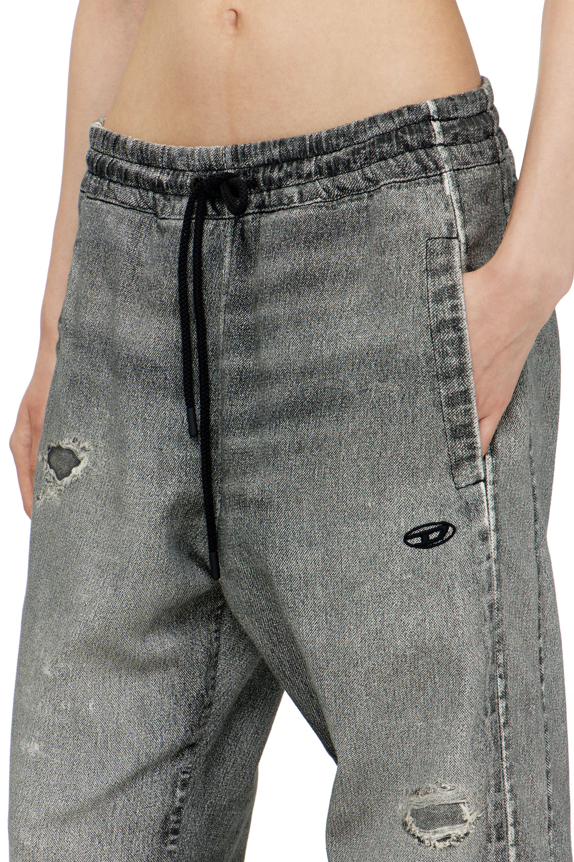 Diesel - Unisex's Relaxed D-Martyans Track Denim 068US, グレー - 4