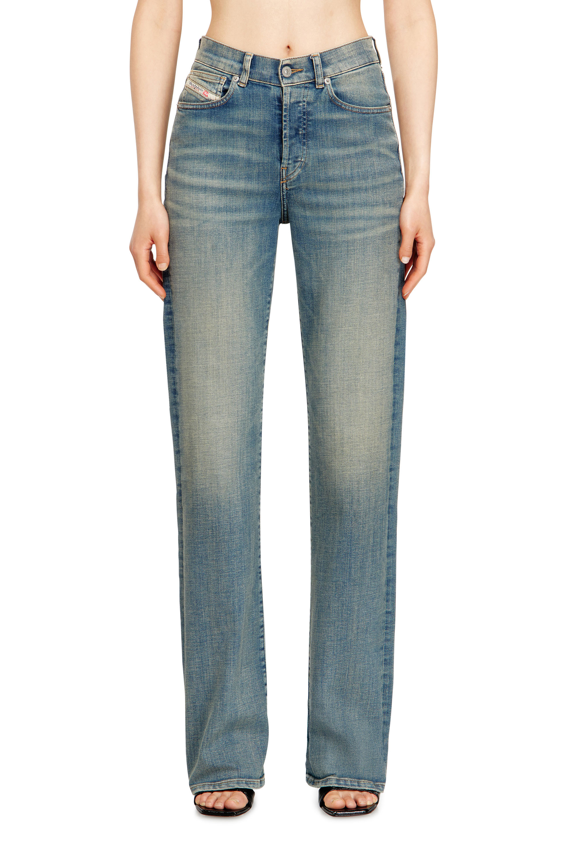 Diesel - Female's Regular Jeans 1971 D-Sent 09N32, ミディアムブルー - 1