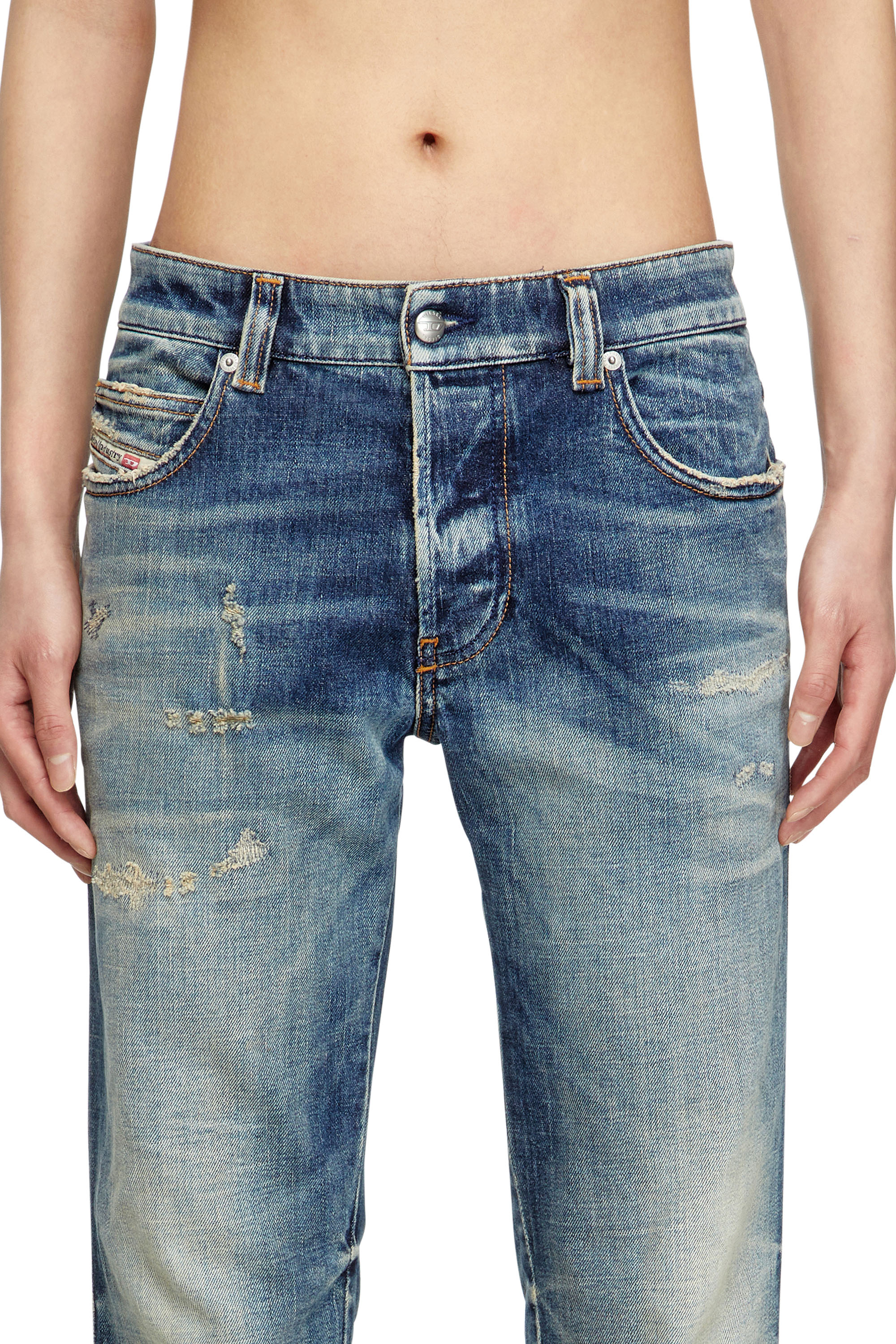 Diesel - Male's Slim Jeans 1993 D-Vyl 09M55, ダークブルー - 4
